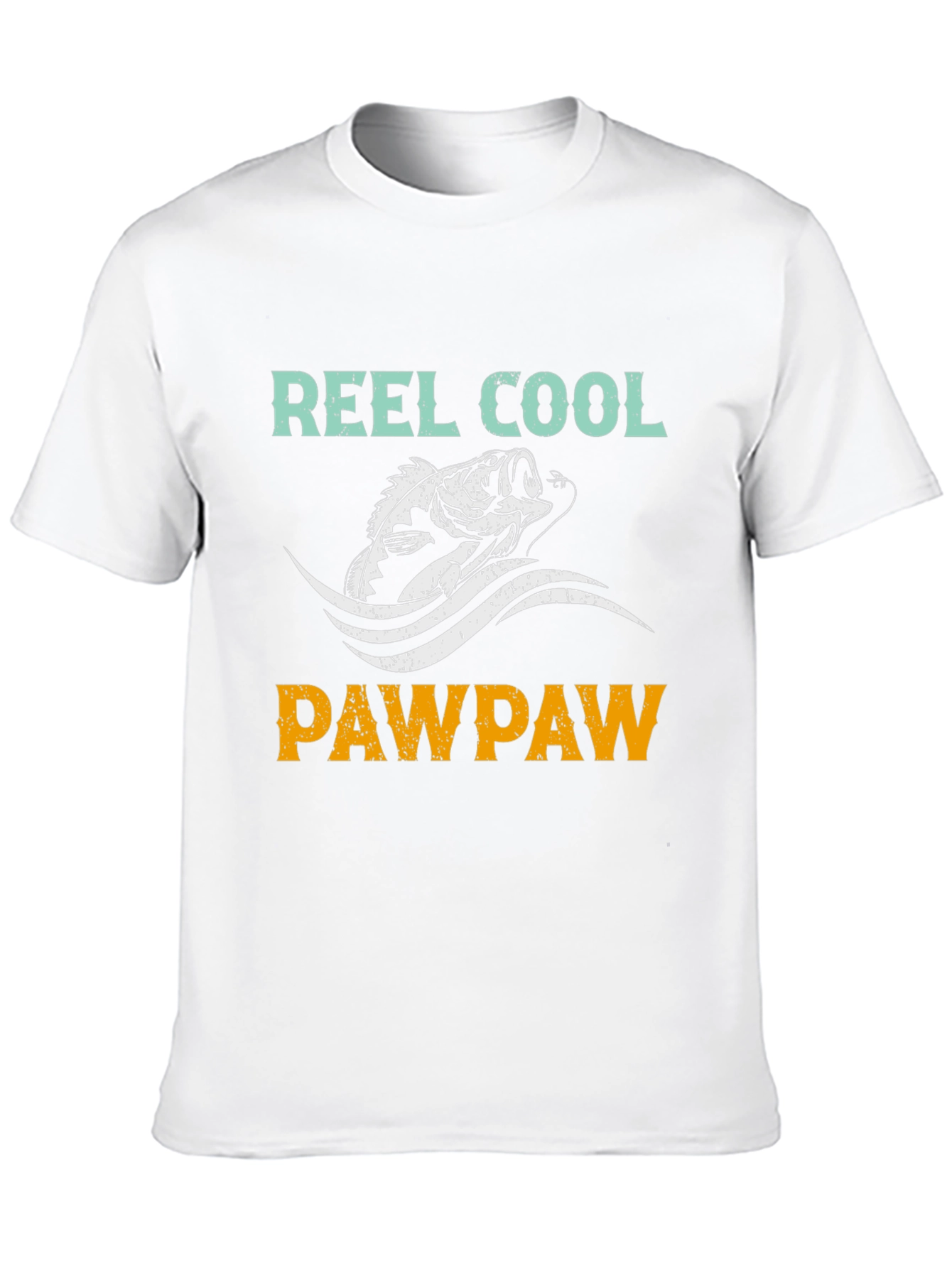 Reel Cool Pawpaw Fishing Graphic T-Shirt