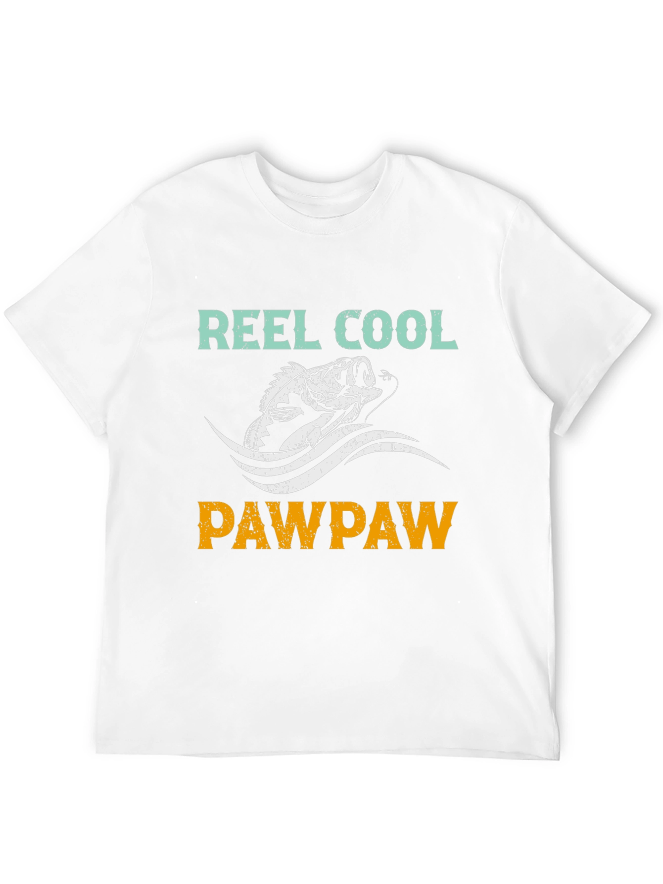 Reel Cool Pawpaw Fishing Graphic T-Shirt