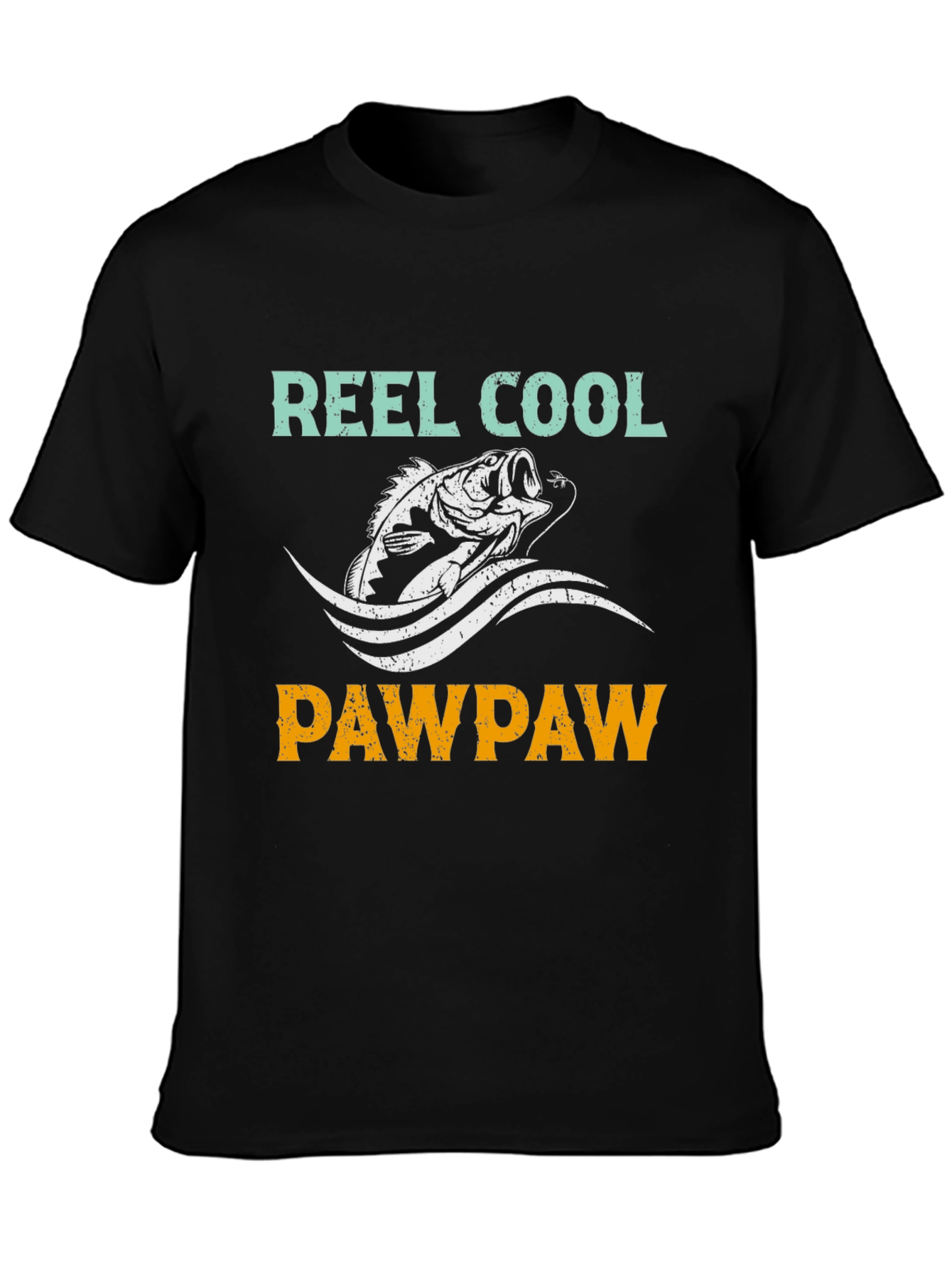 Reel Cool Pawpaw Fishing Graphic T-Shirt