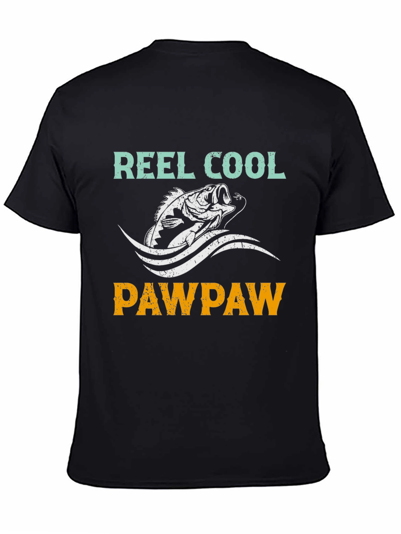 Reel Cool Pawpaw Fishing Graphic T-Shirt