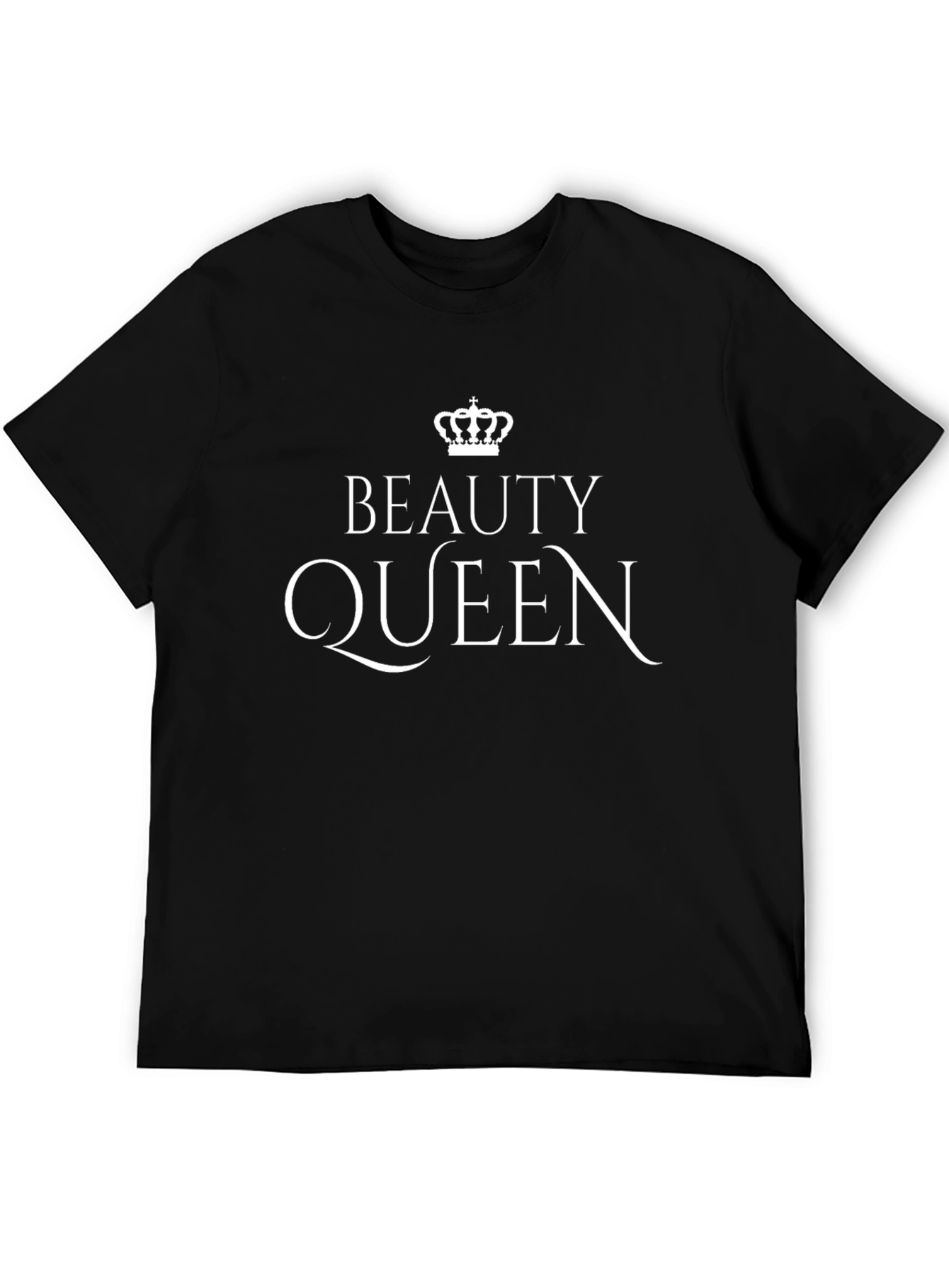 Beauty Queen Graphic Tee - Black