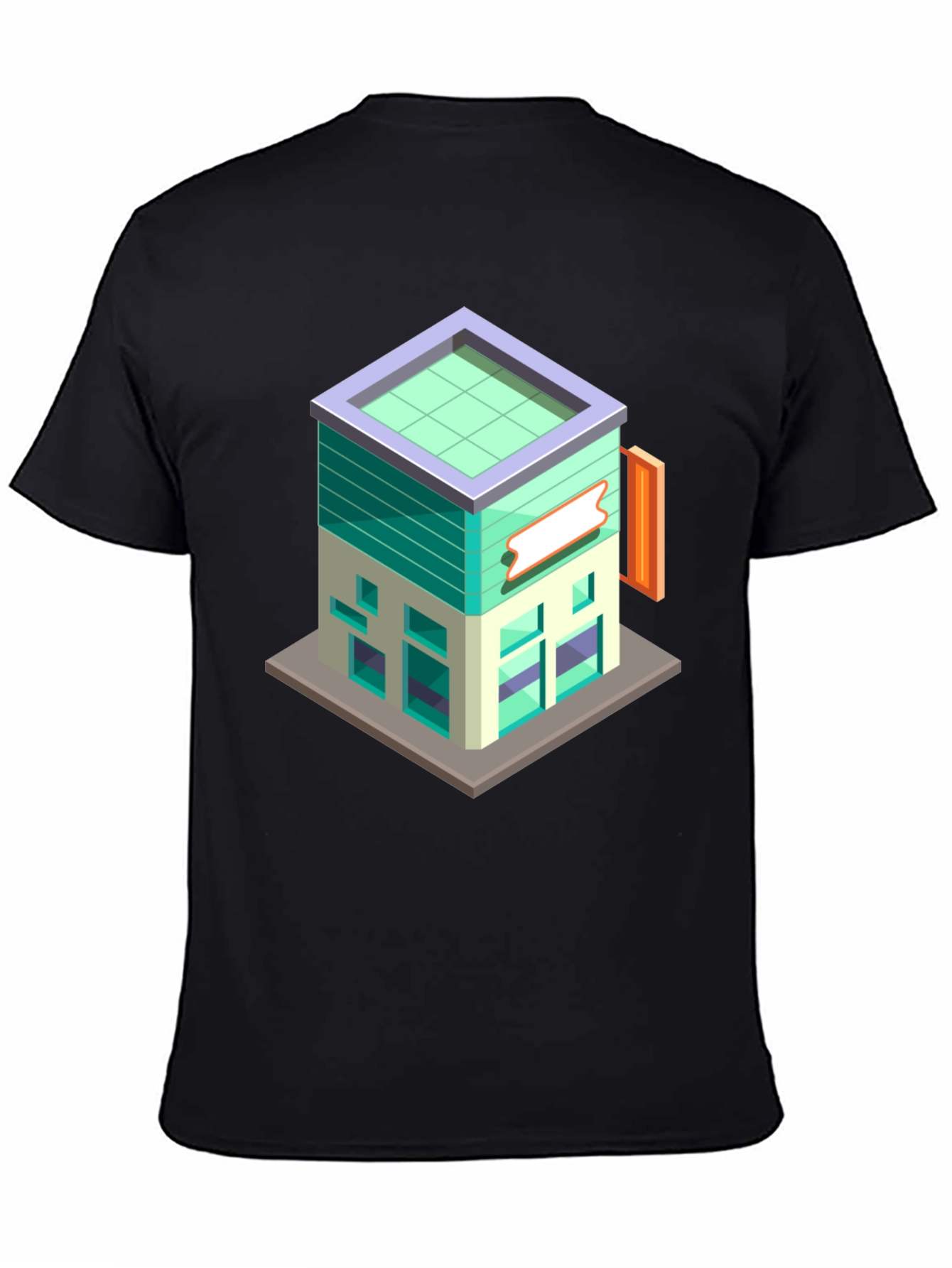 Isometric Building Graphic Tee - Cool Architect T-Shirt
