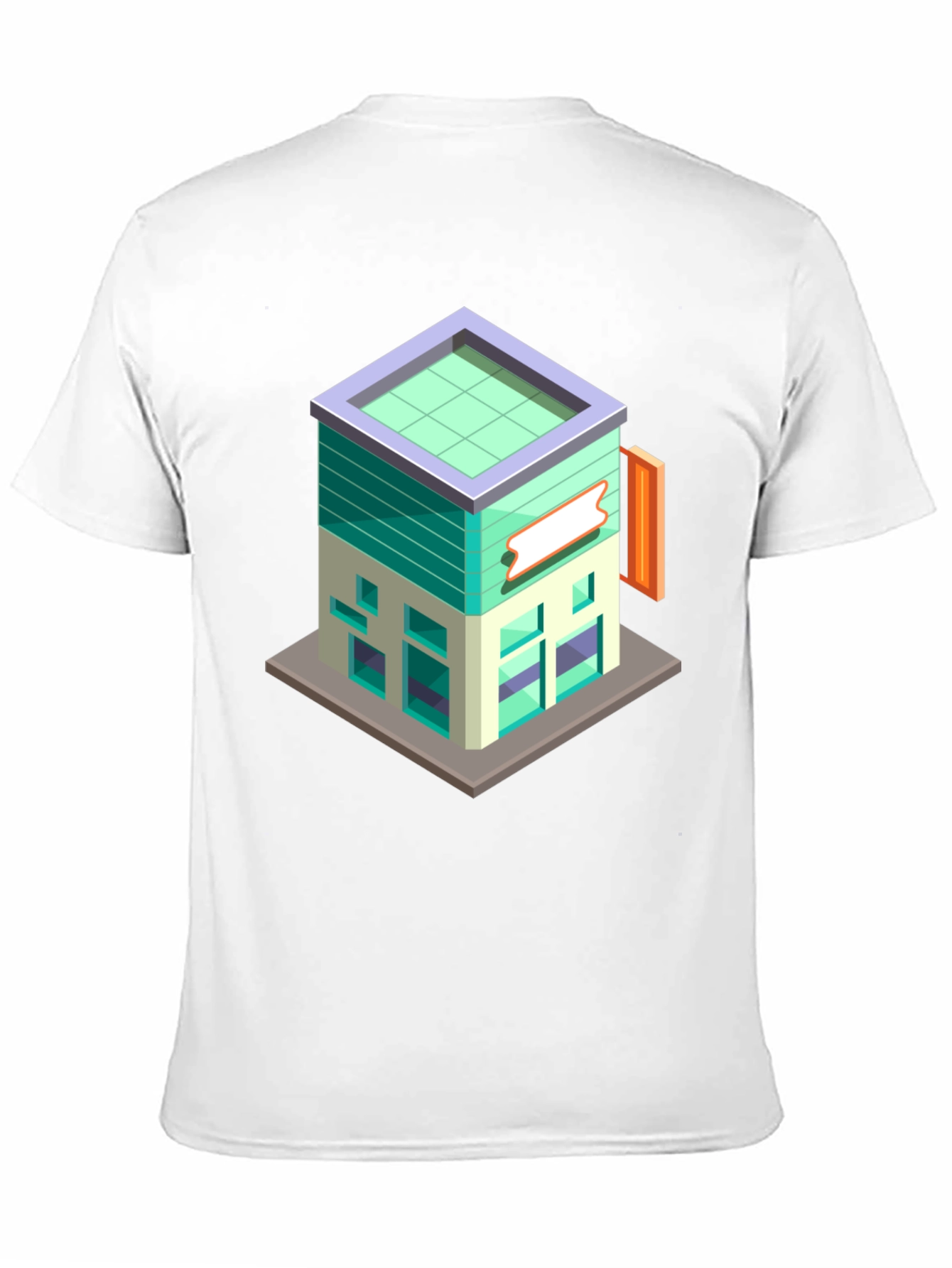 Isometric Building Graphic Tee - Cool Architect T-Shirt