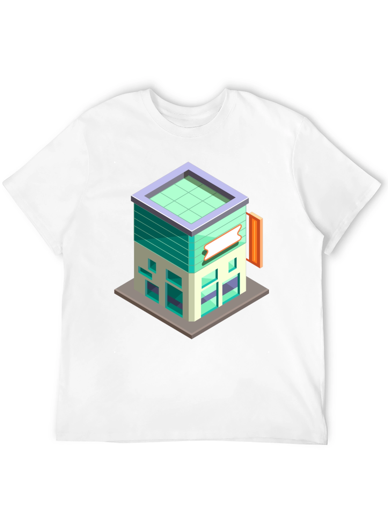 Isometric Building Graphic Tee - Cool Architect T-Shirt