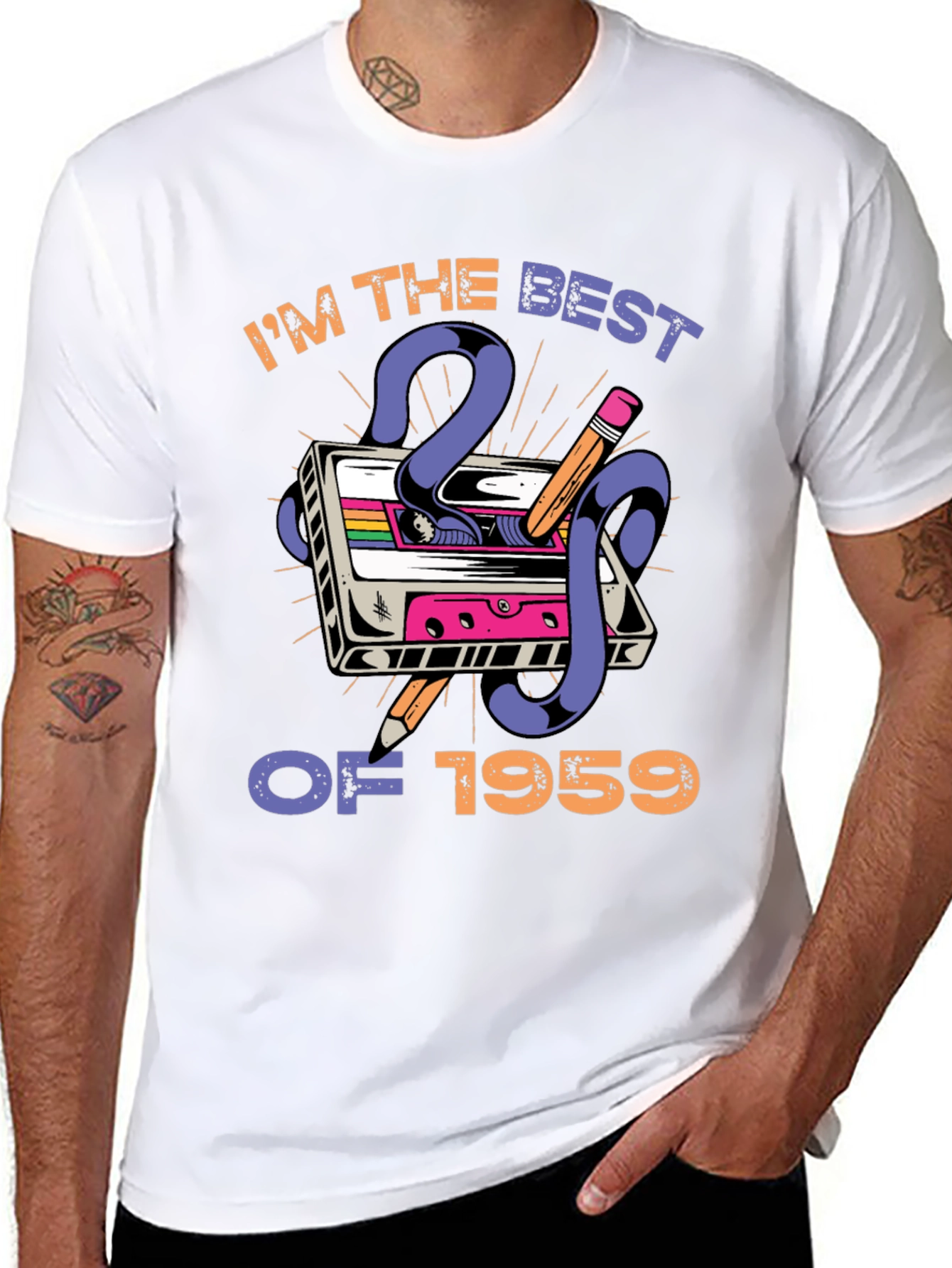 Best of 1959 Cassette Tape Graphic T-Shirt