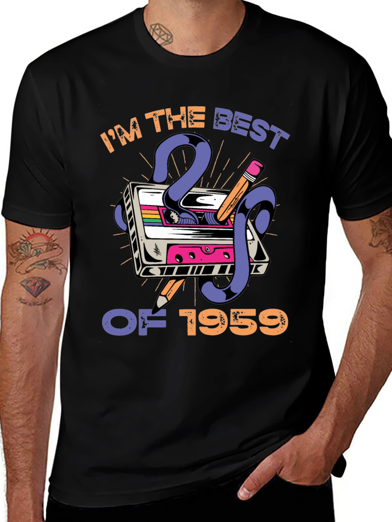 Best of 1959 Cassette Tape Graphic T-Shirt
