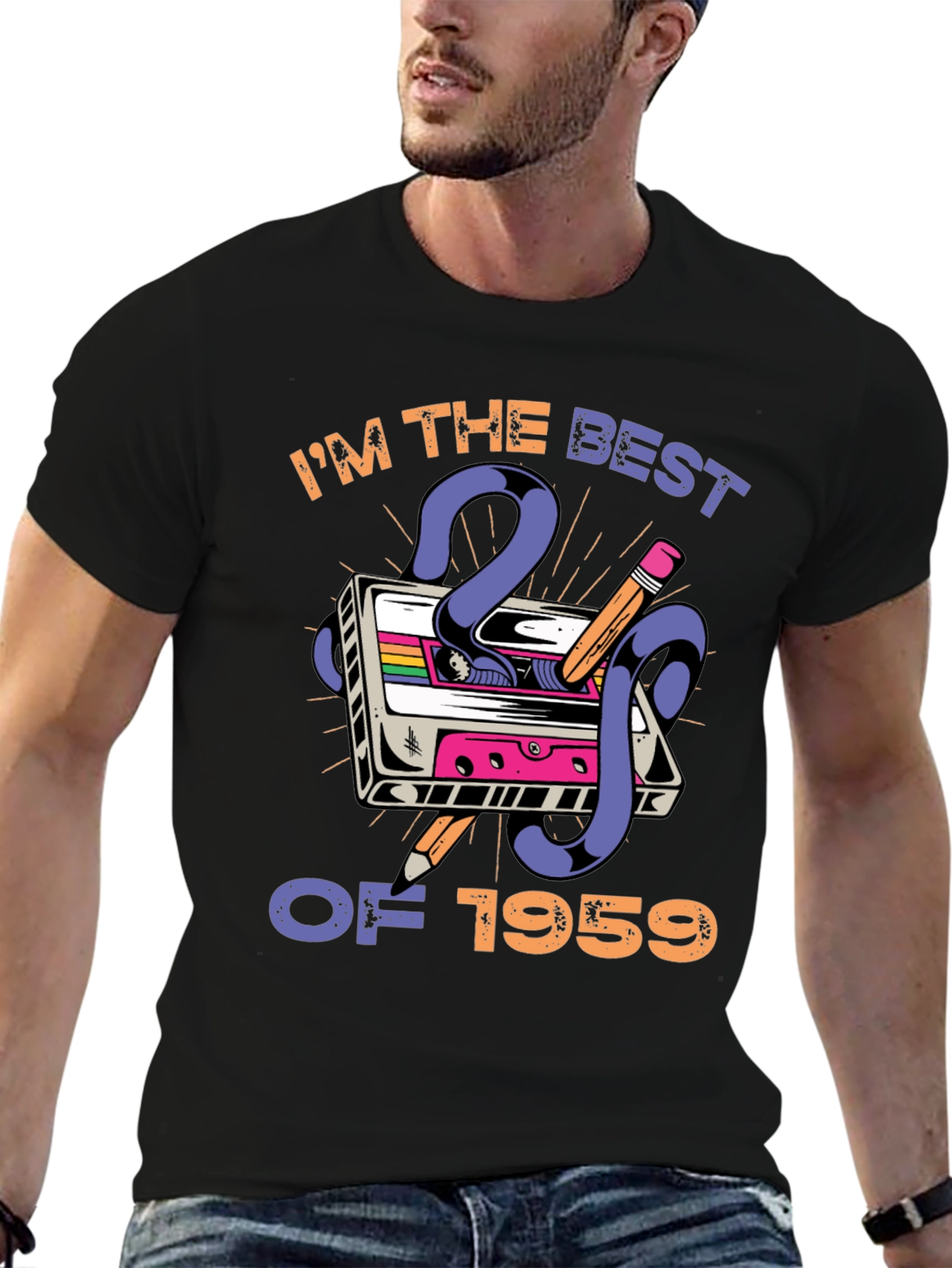 Best of 1959 Cassette Tape Graphic T-Shirt