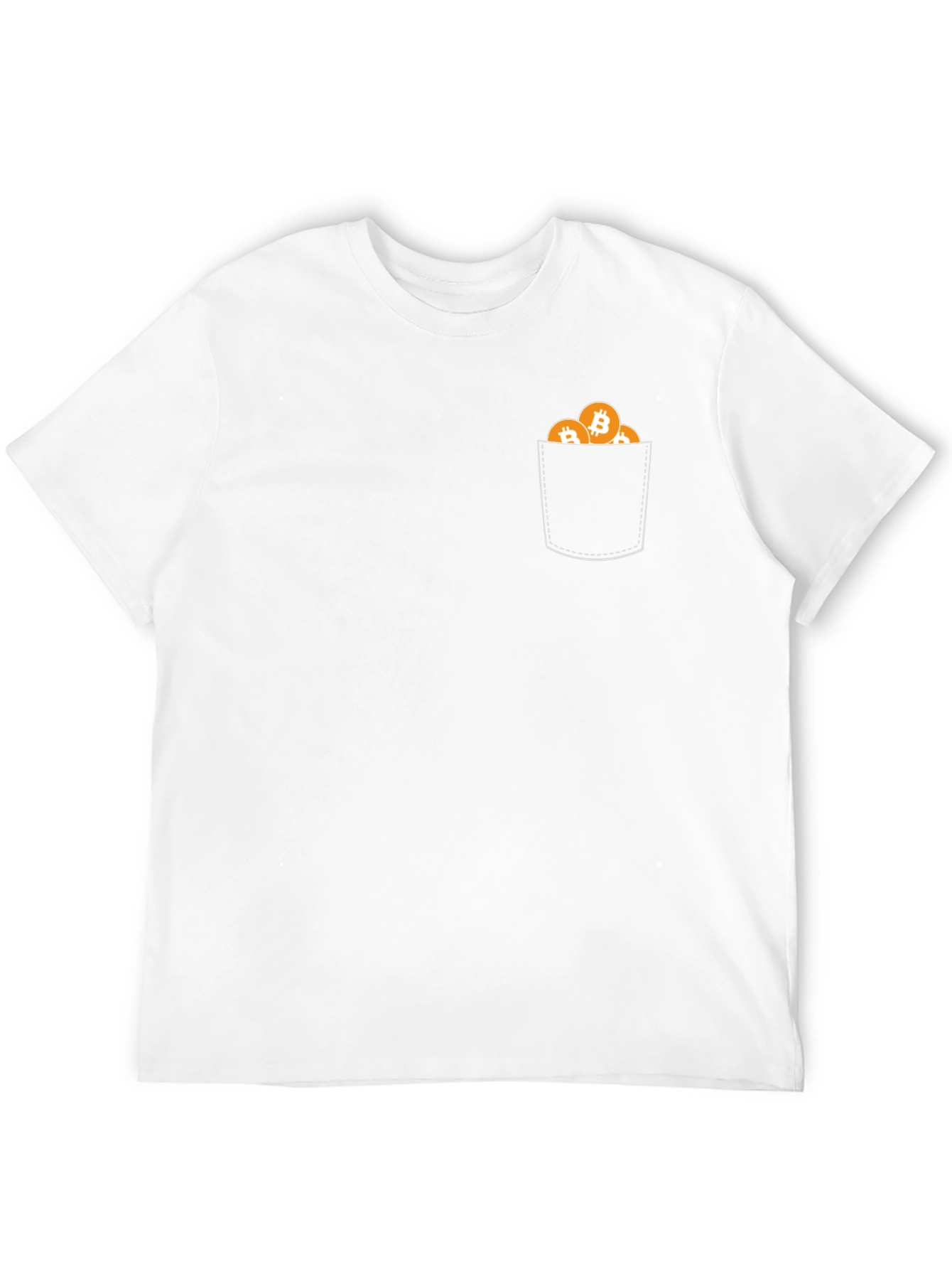 Bitcoin Pocket Black T-Shirt