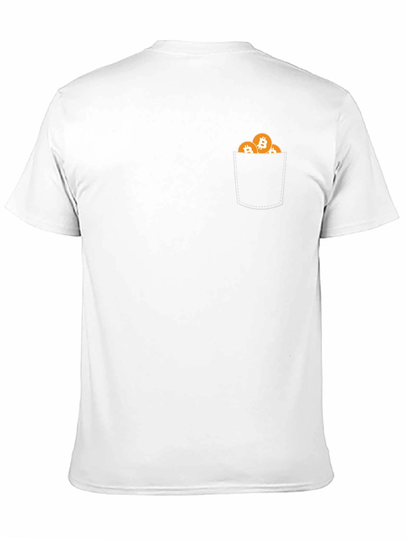 Bitcoin Pocket Black T-Shirt