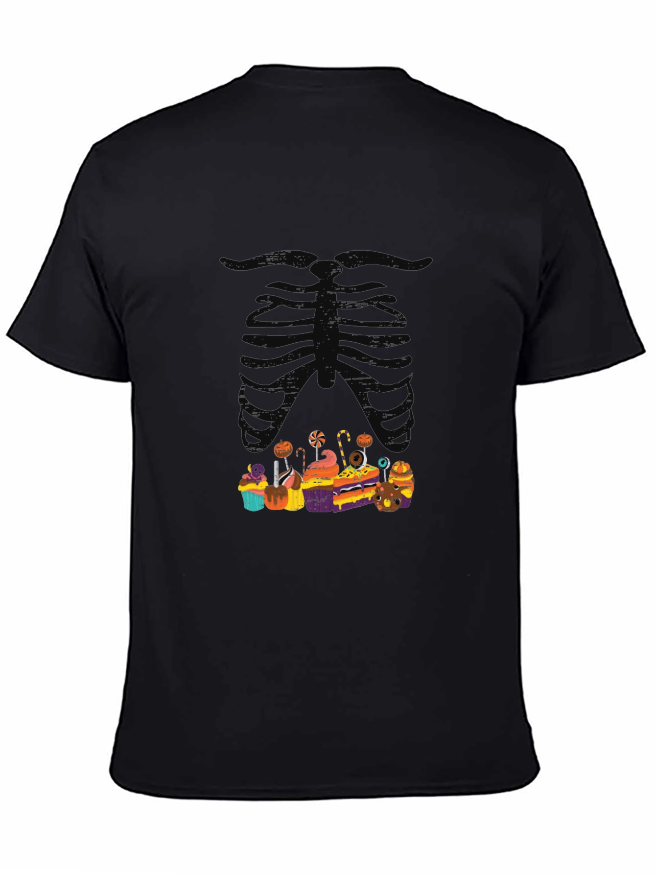 Halloween Skeleton Treats Graphic T-Shirt
