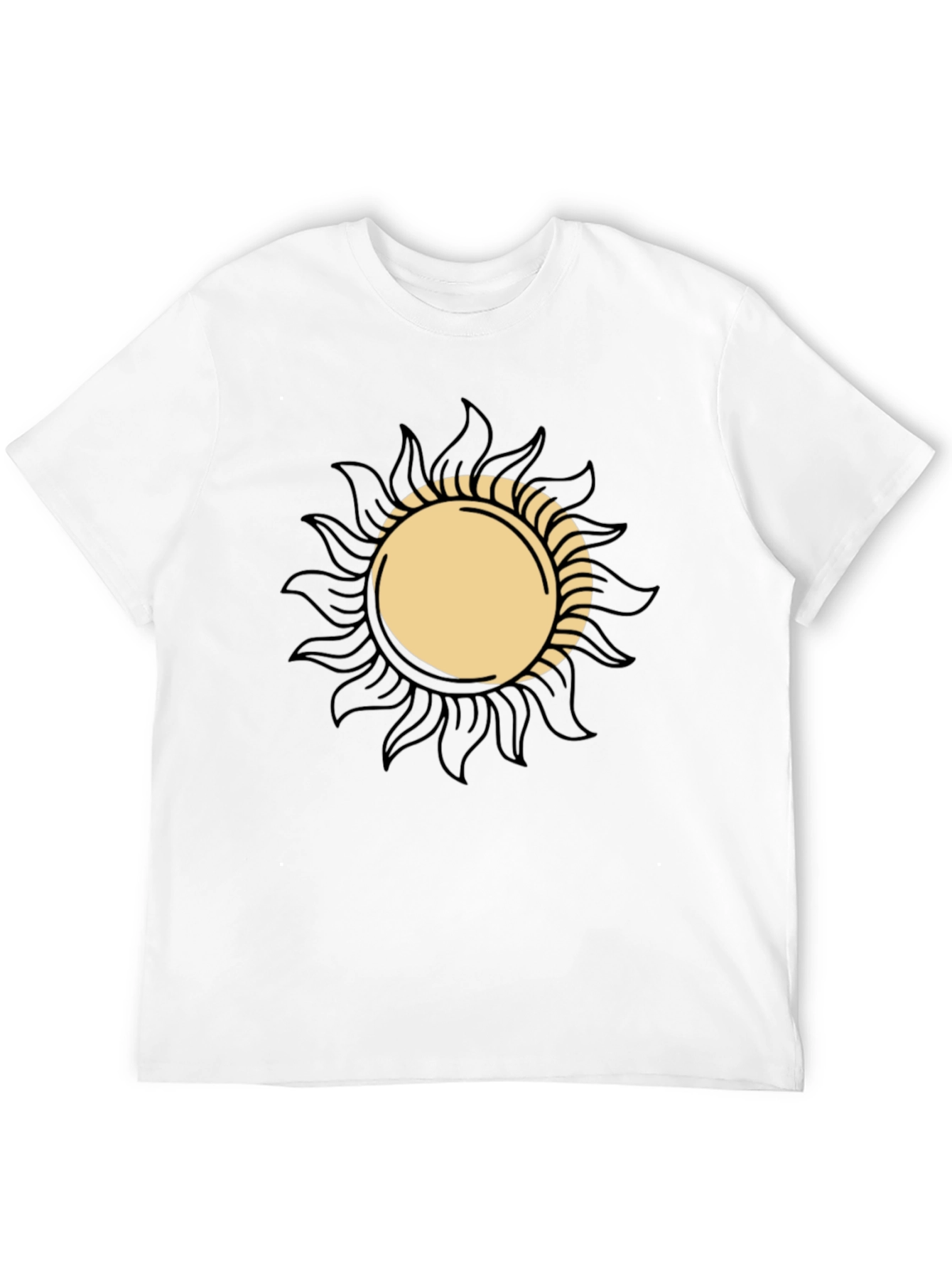 Sun Graphic Black T-Shirt