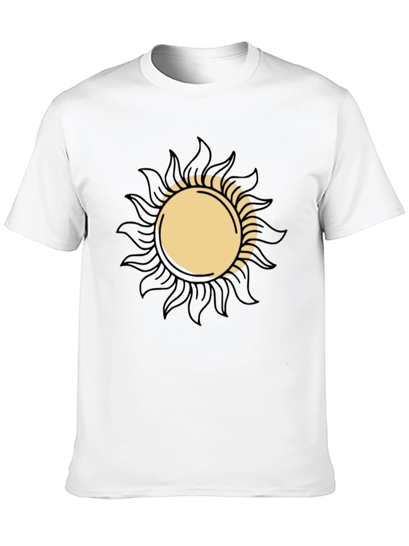Sun Graphic Black T-Shirt
