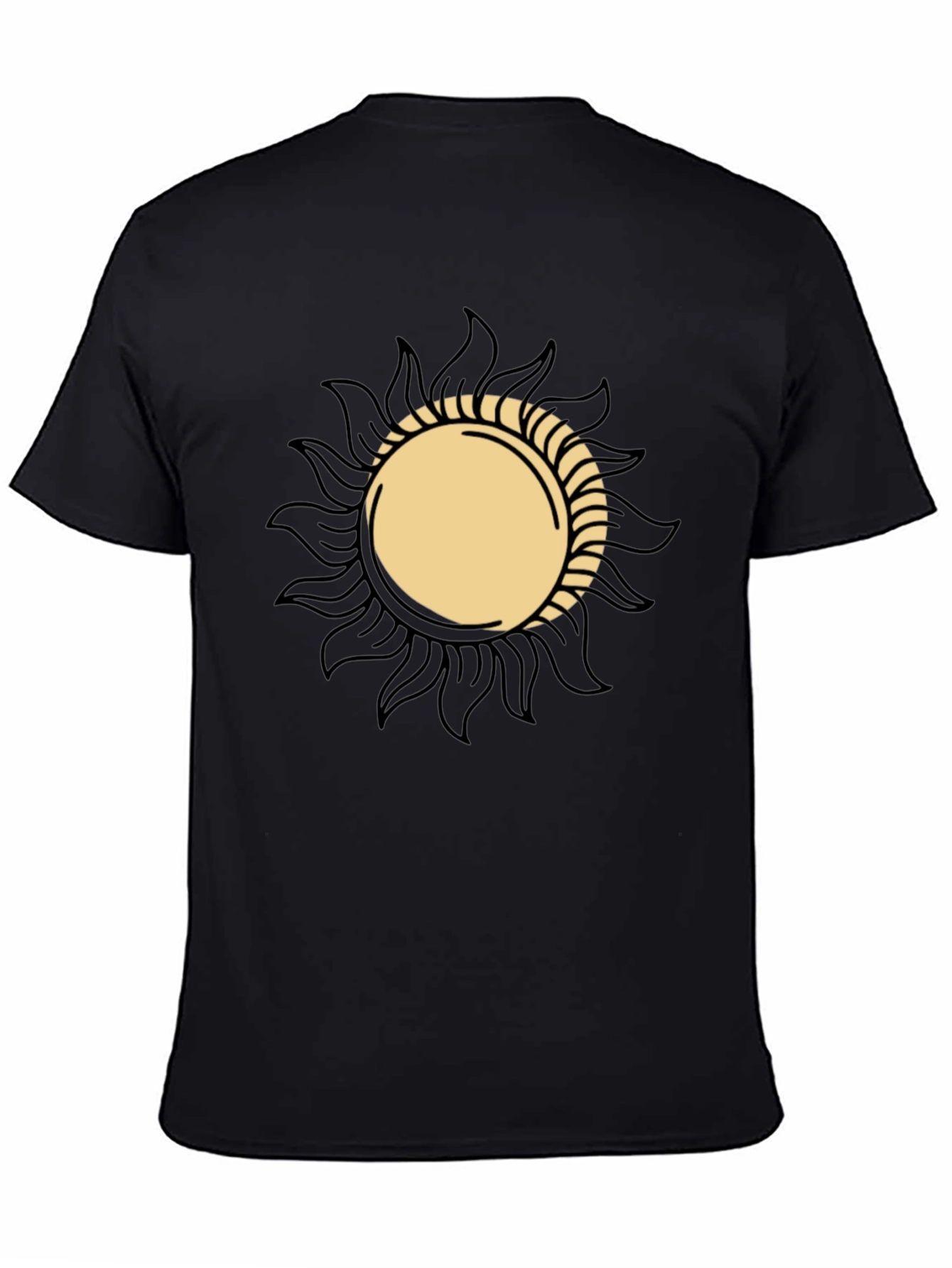 Sun Graphic Black T-Shirt