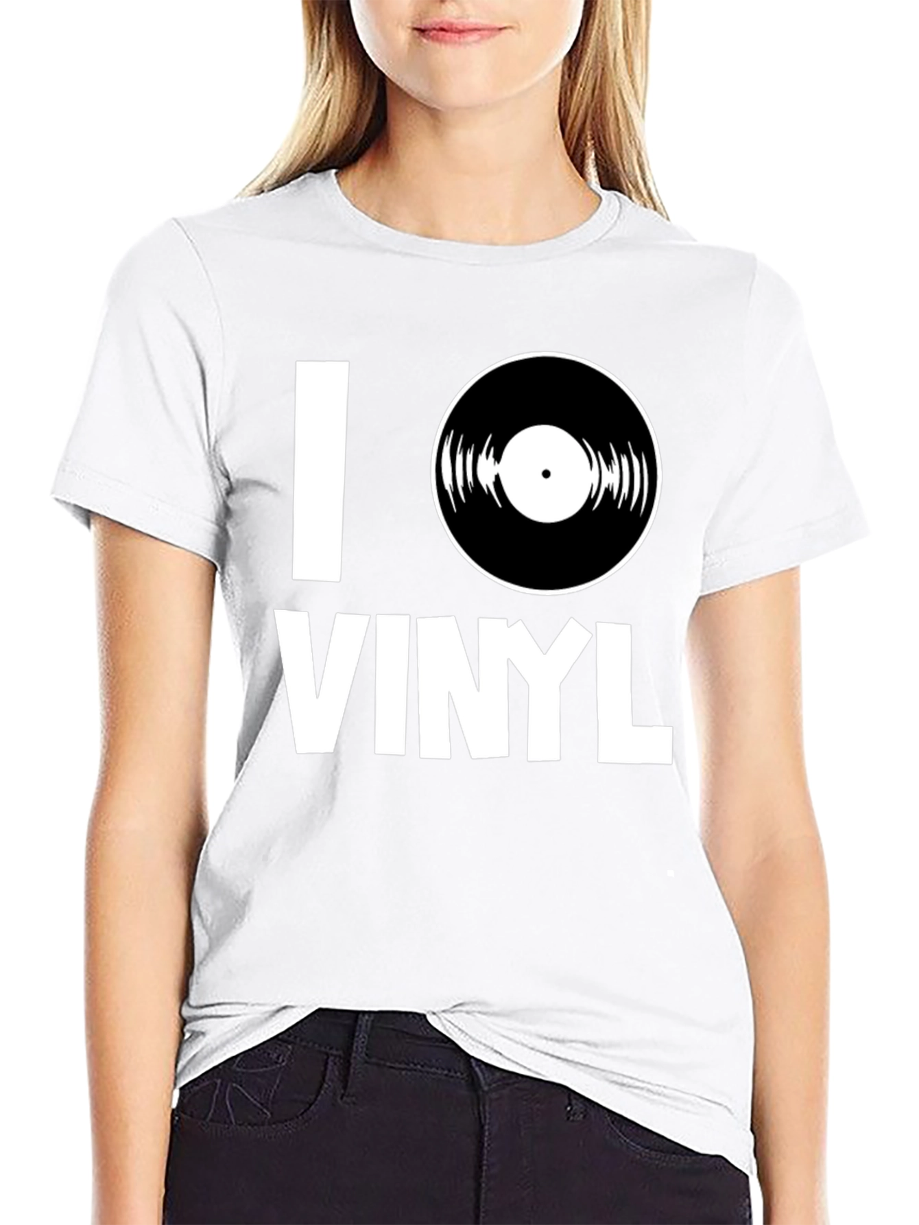 I Love Vinyl T-Shirt - Music Lover Tee