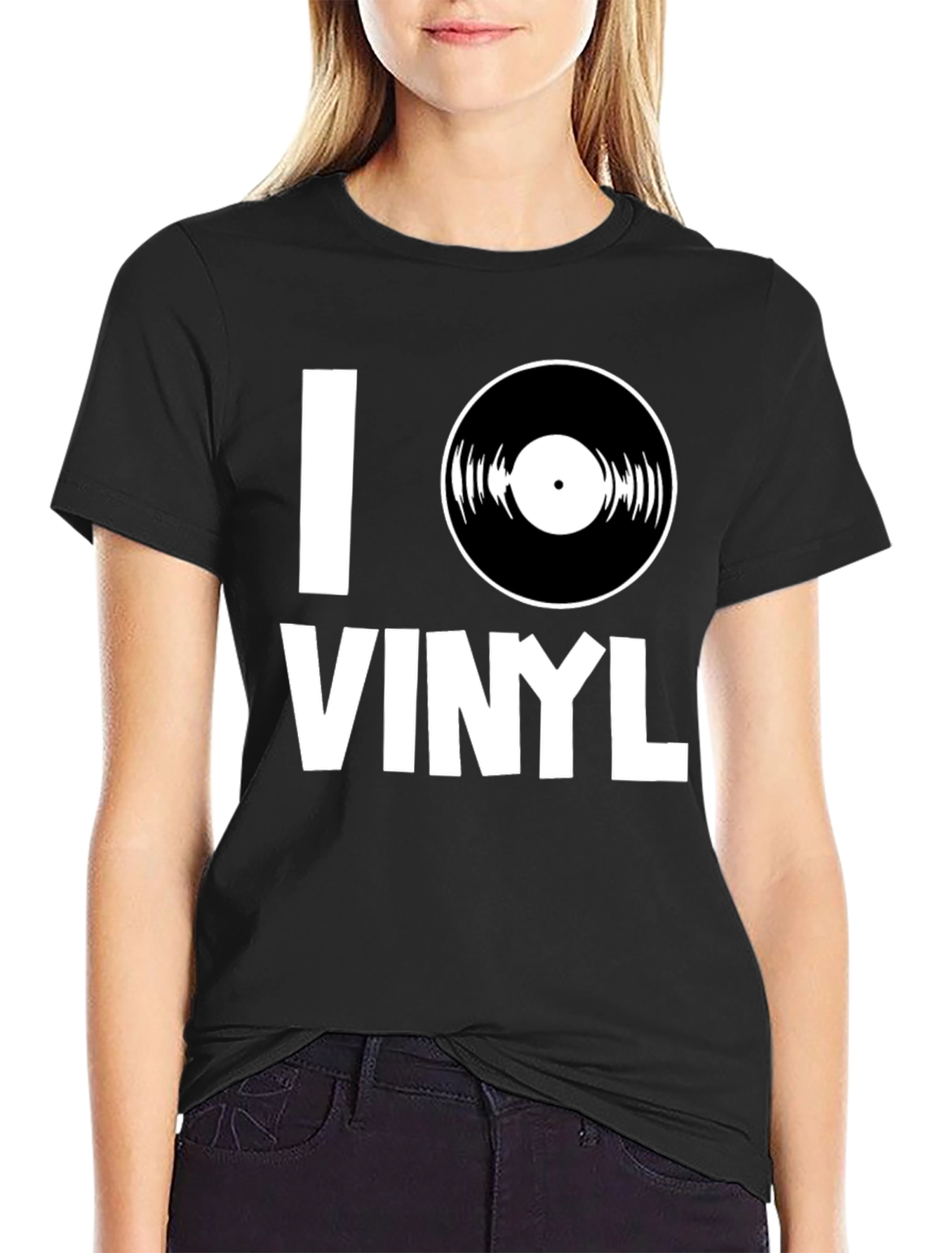 I Love Vinyl T-Shirt - Music Lover Tee