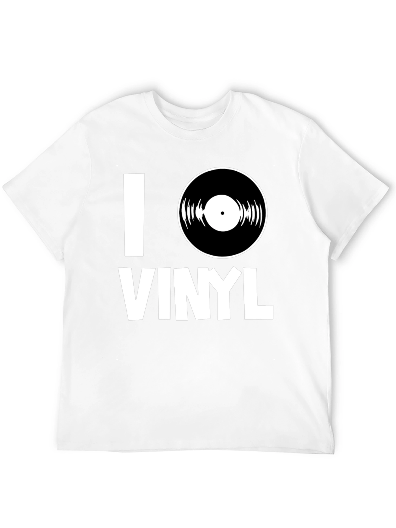 I Love Vinyl T-Shirt - Music Lover Tee