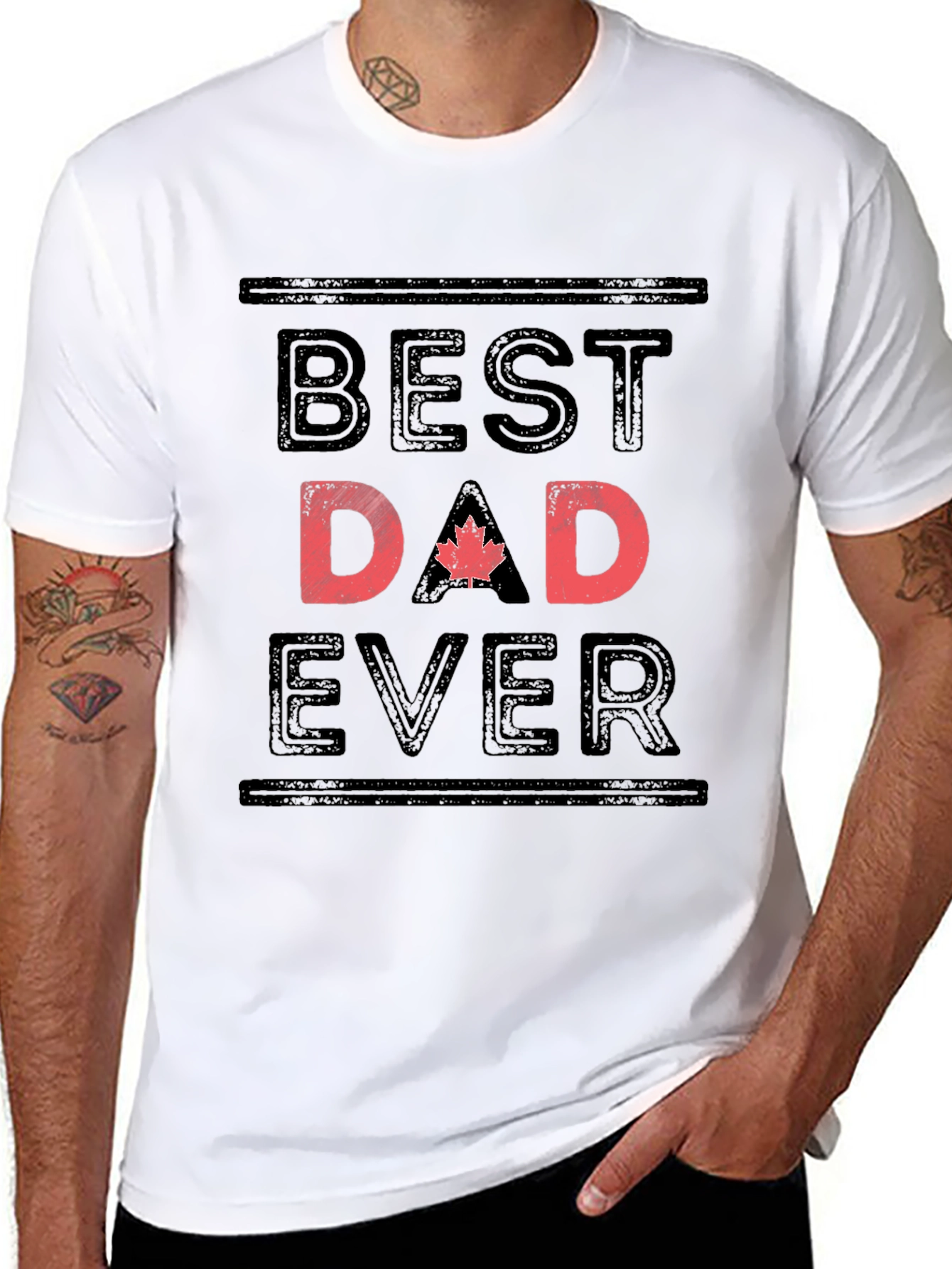 Best Dad Ever Canada T-Shirt