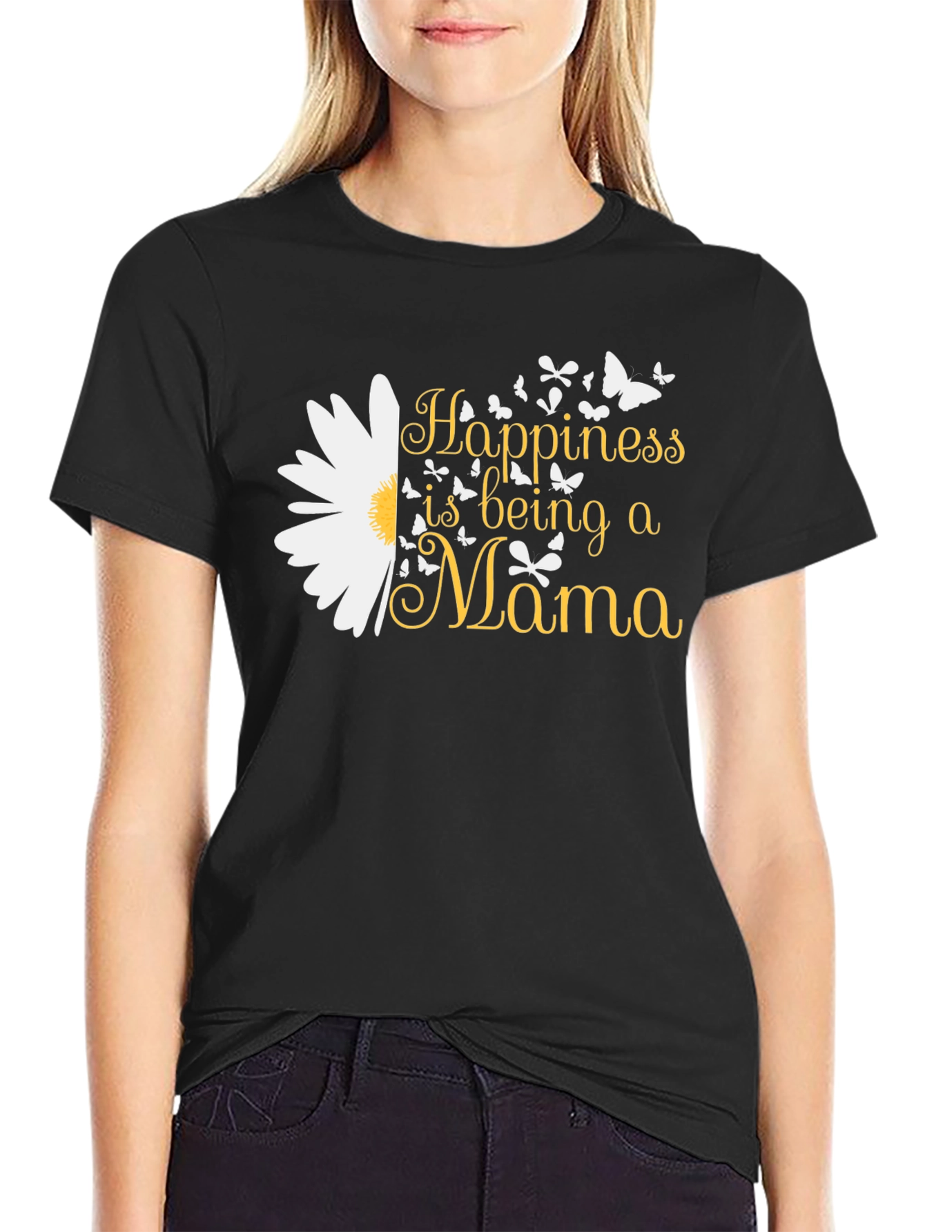 Happiness is Being a Mama Graphic Tee