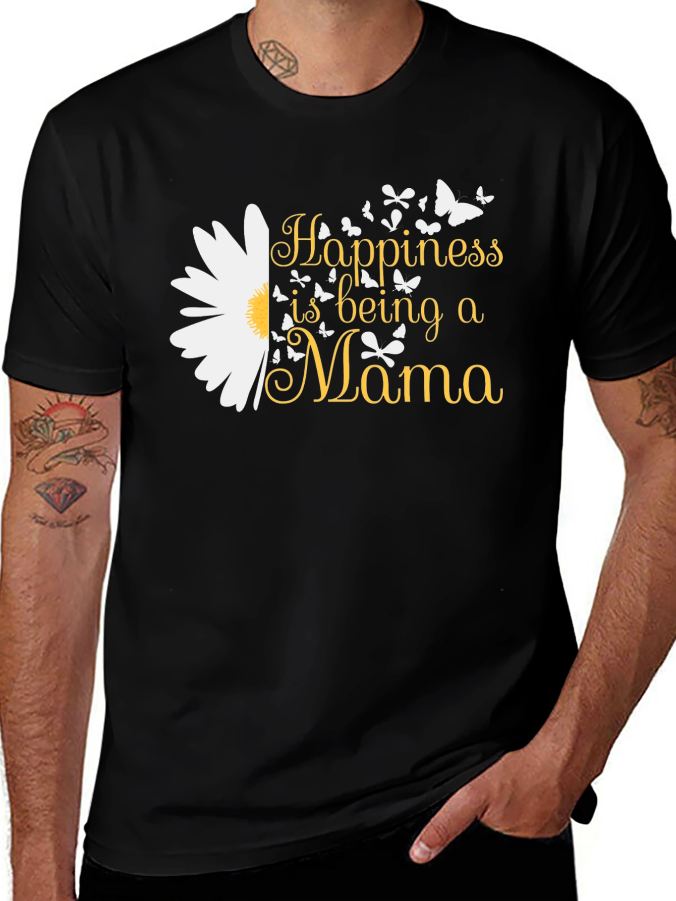 Happiness is Being a Mama Graphic Tee