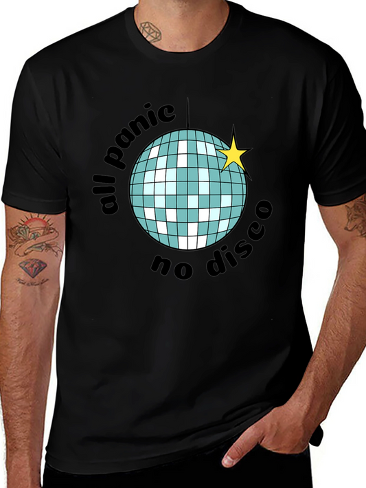 All Panic No Disco T-Shirt - Retro Party Tee