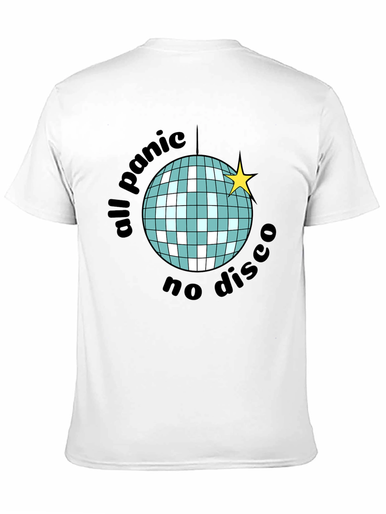 All Panic No Disco T-Shirt - Retro Party Tee