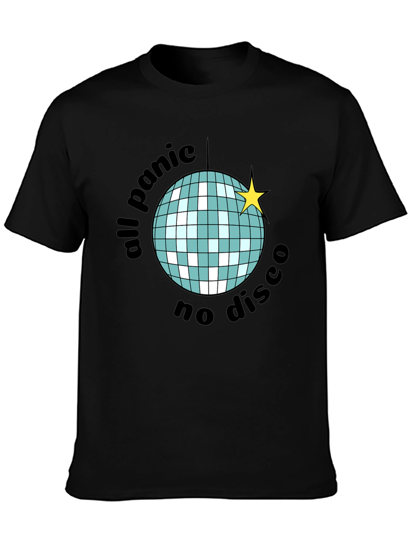 All Panic No Disco T-Shirt - Retro Party Tee