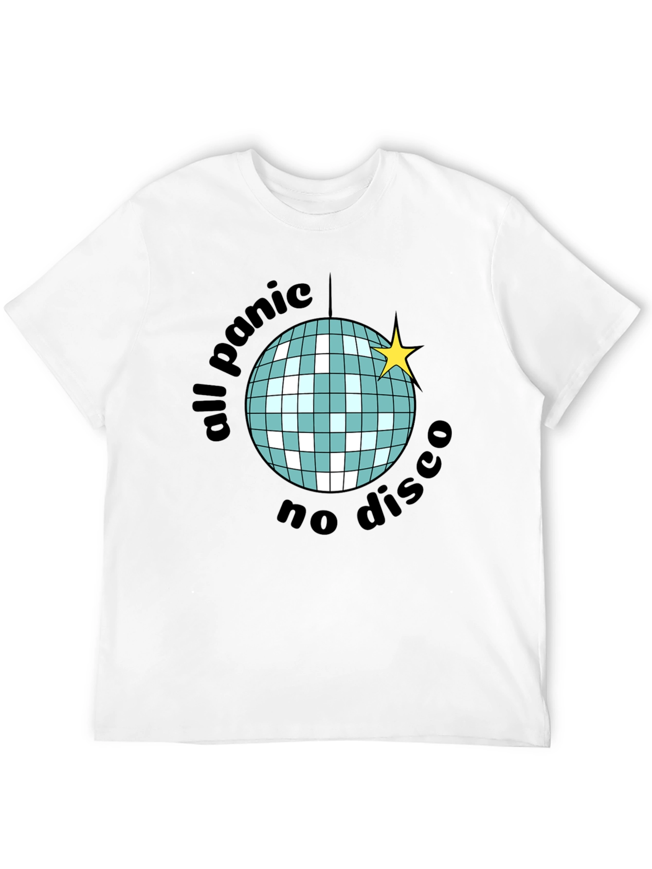 All Panic No Disco T-Shirt - Retro Party Tee