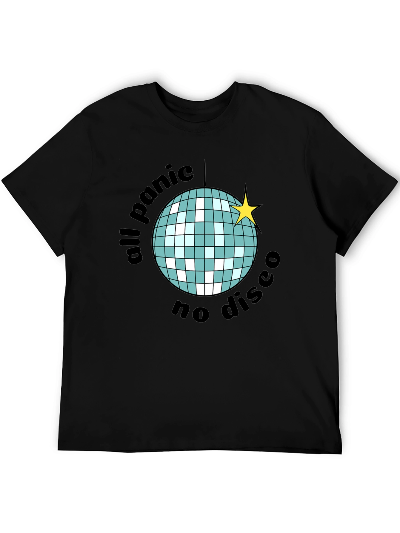 All Panic No Disco T-Shirt - Retro Party Tee