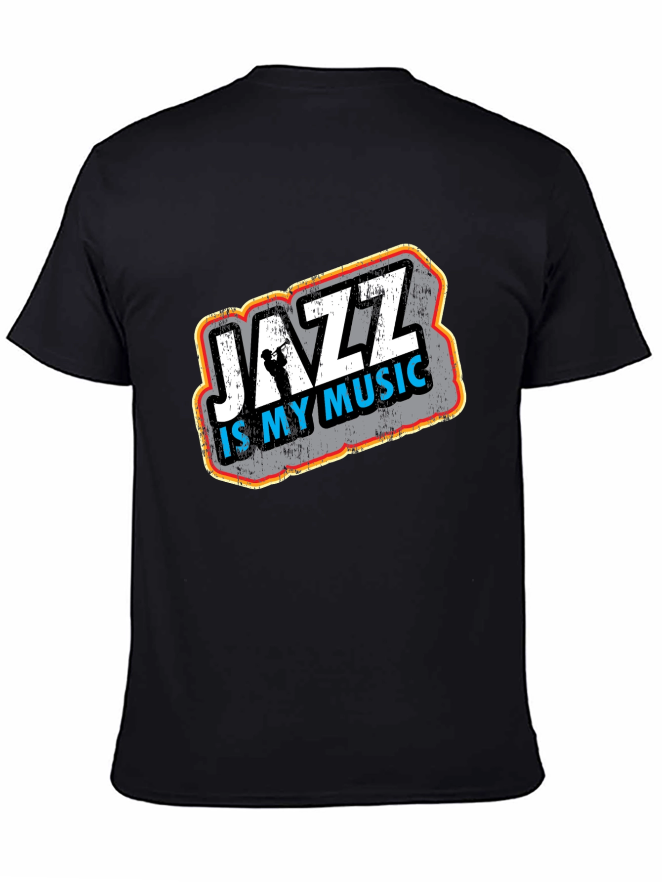 Jazz Is My Music Black T-Shirt