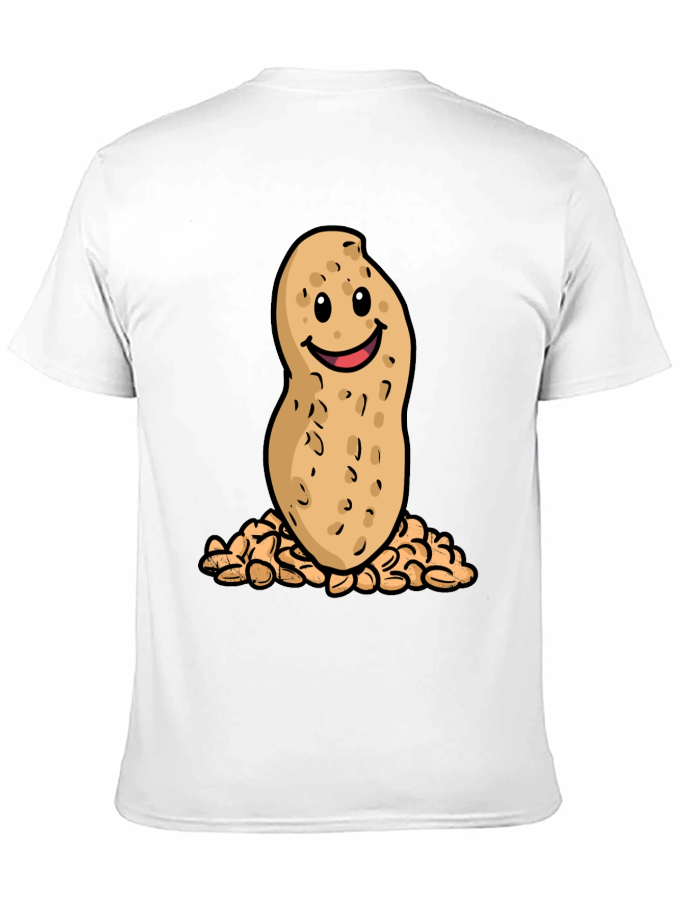Funny Peanut Cartoon Graphic T-Shirt