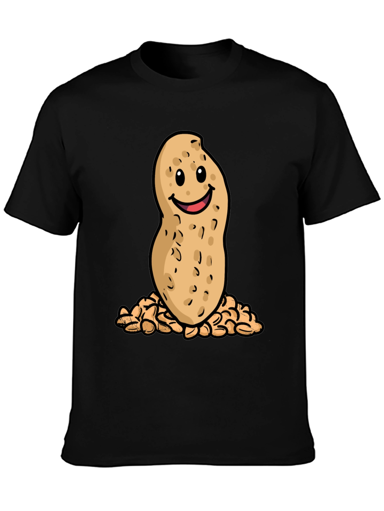 Funny Peanut Cartoon Graphic T-Shirt