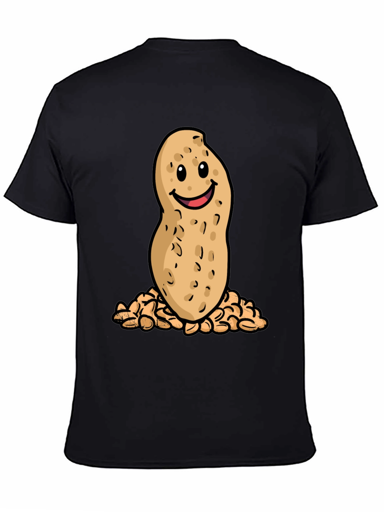 Funny Peanut Cartoon Graphic T-Shirt