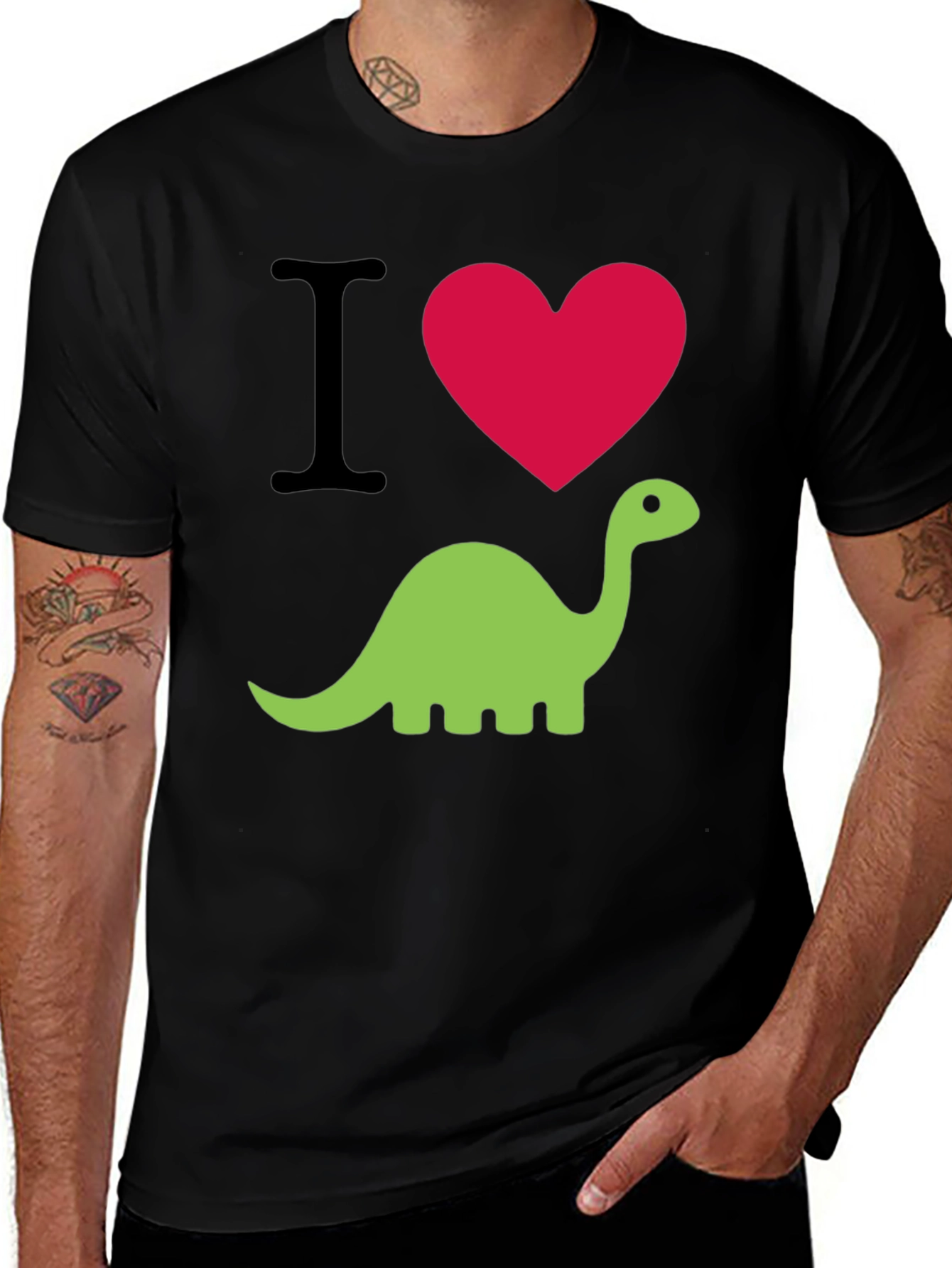 I Heart Dinosaurs Tee - Fun Graphic T-Shirt