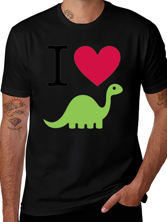 I Heart Dinosaurs Tee - Fun Graphic T-Shirt