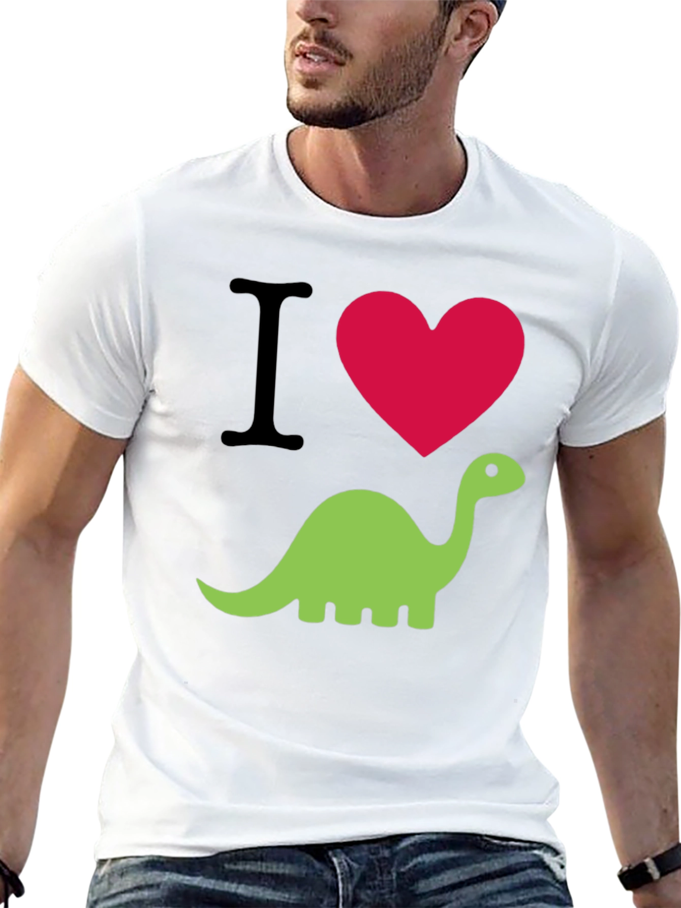 I Heart Dinosaurs Tee - Fun Graphic T-Shirt