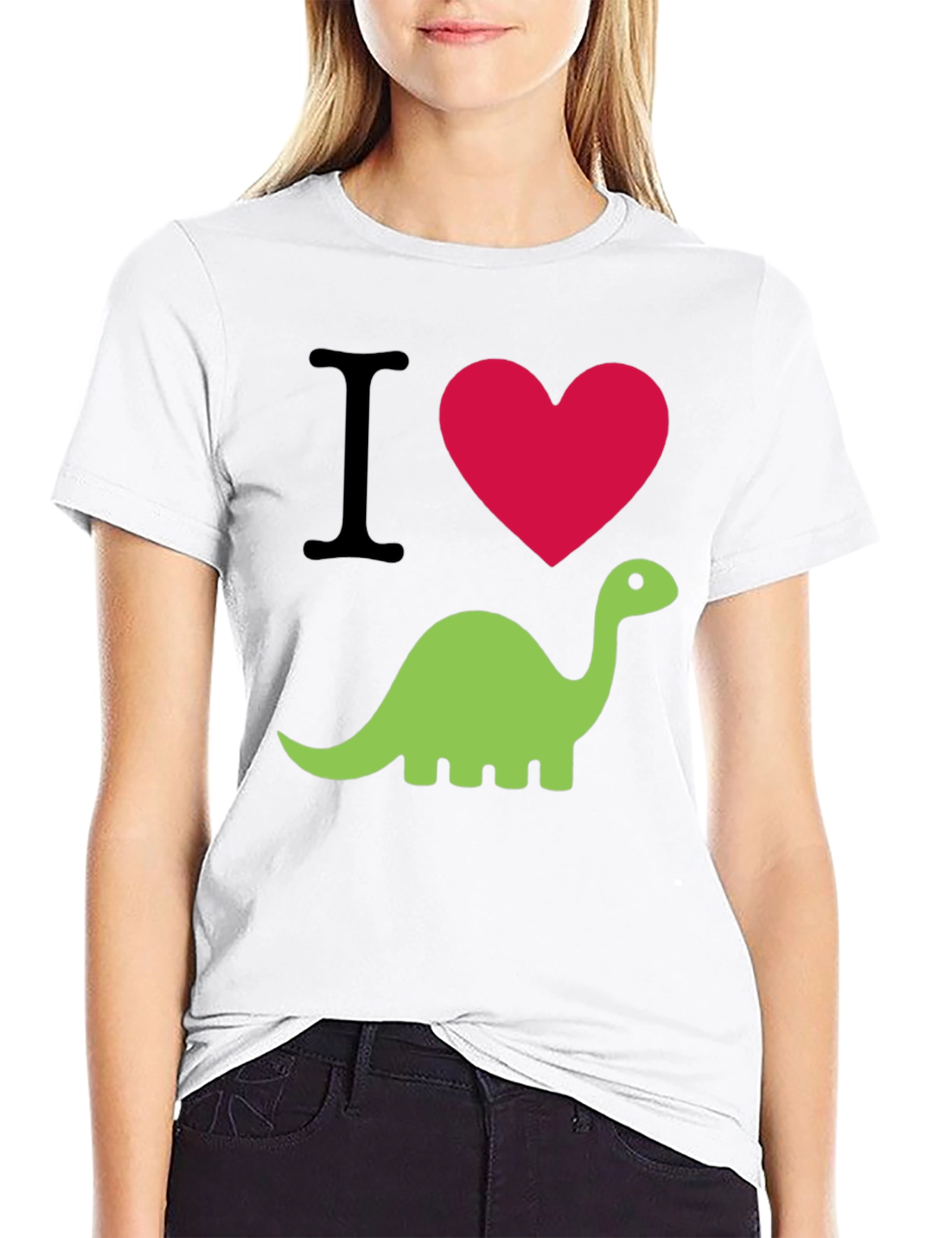 I Heart Dinosaurs Tee - Fun Graphic T-Shirt