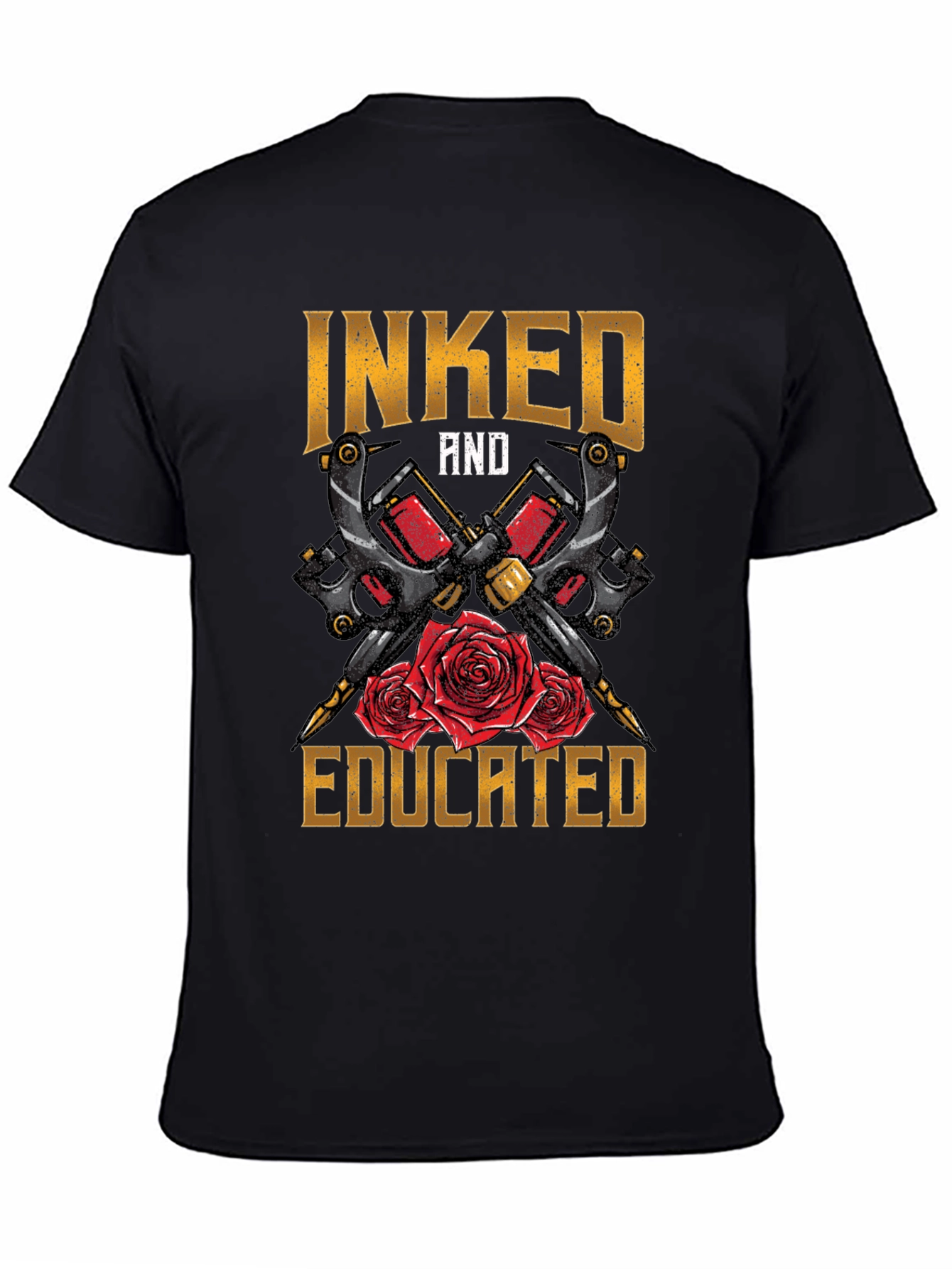 Inked and Educated Tattoo Artist T-Shirt