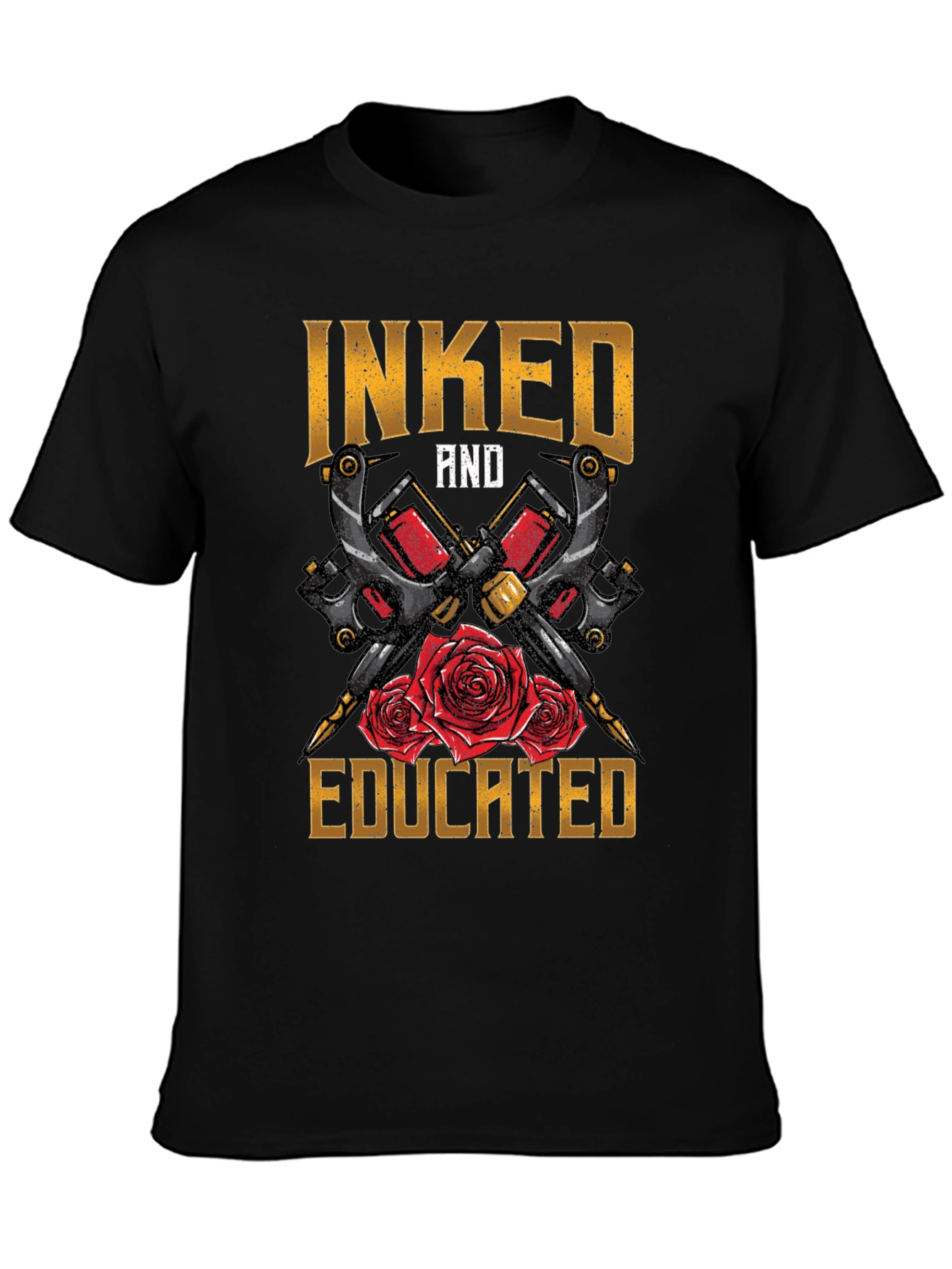 Inked and Educated Tattoo Artist T-Shirt