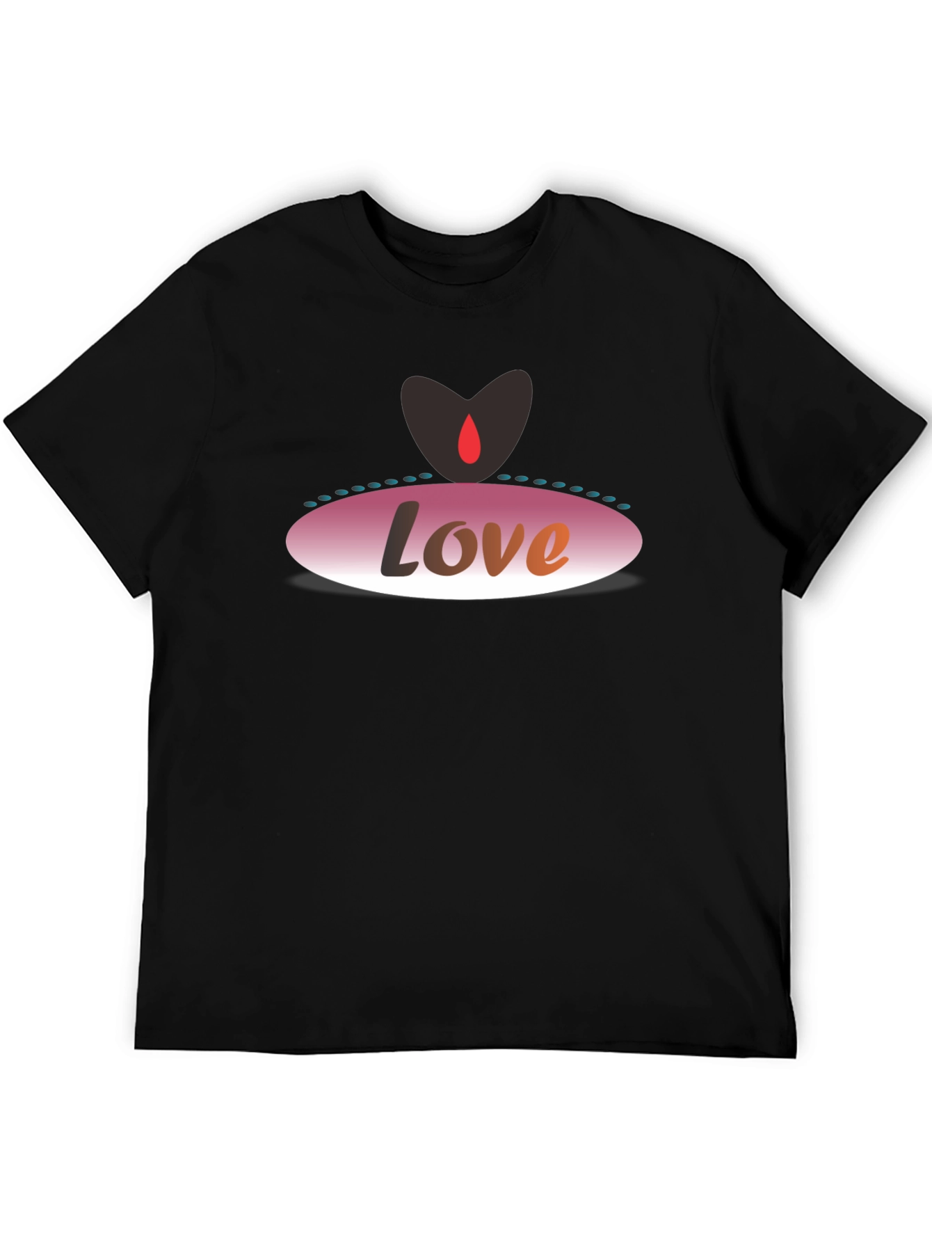Love Graphic Black T-Shirt