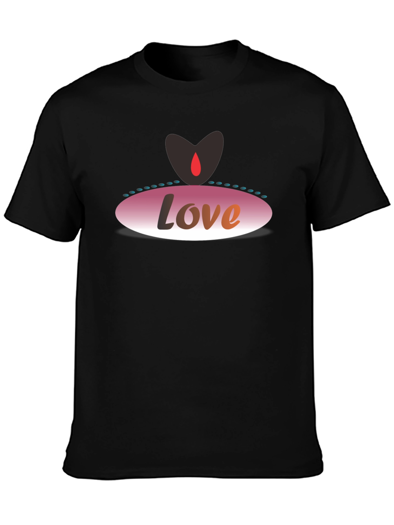Love Graphic Black T-Shirt