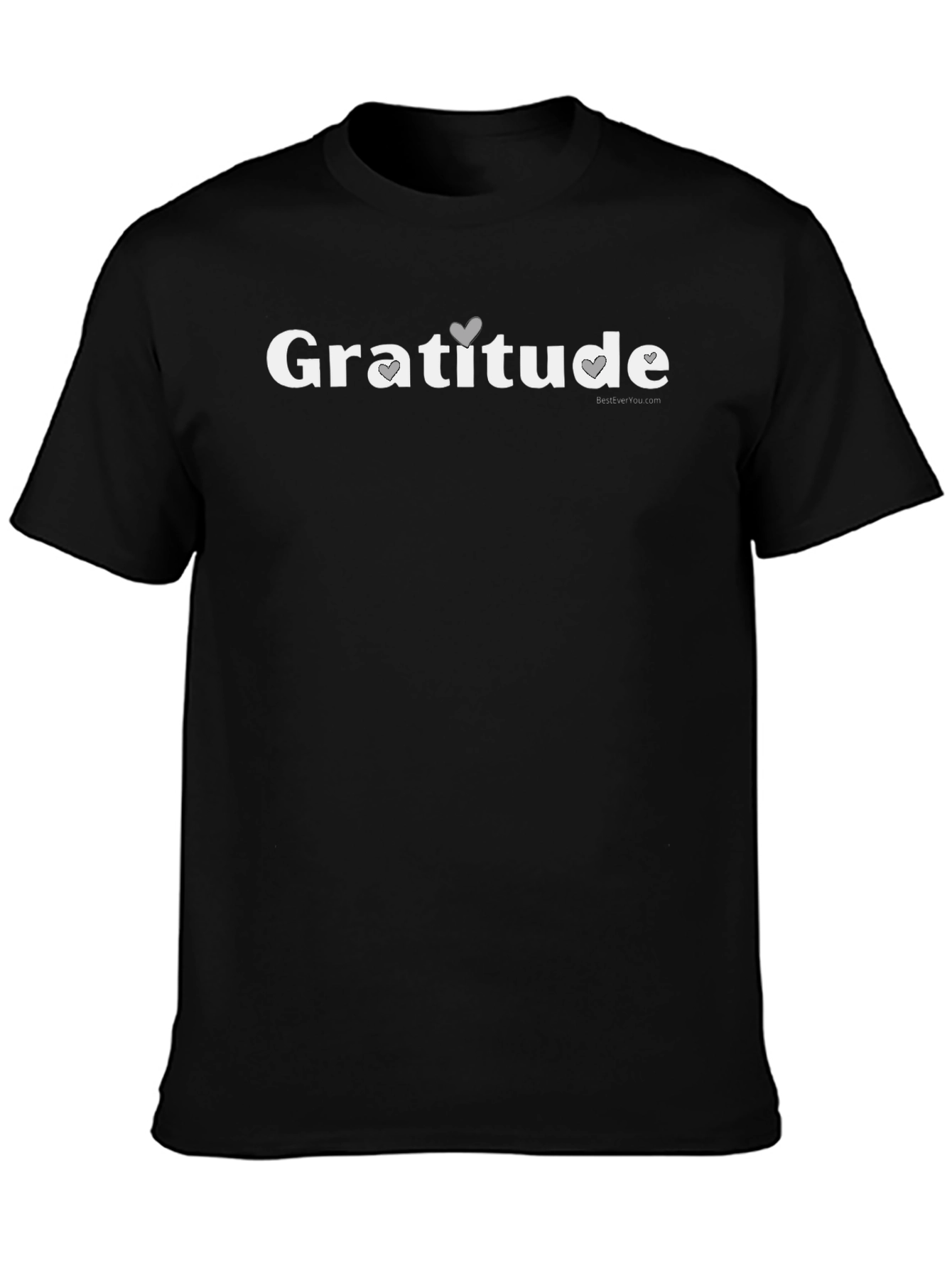 Gratitude Heart Graphic T-Shirt - Unisex Casual Tee