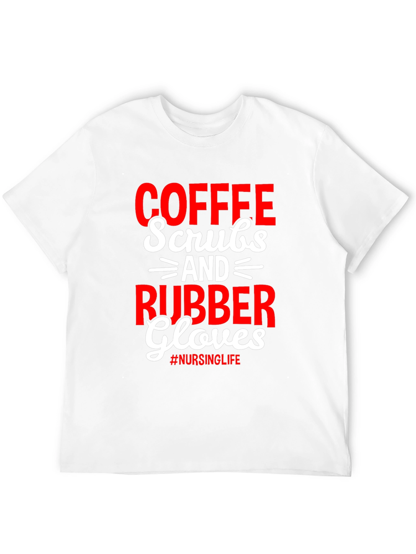 Coffee Scrubs Rubber Gloves T-Shirt