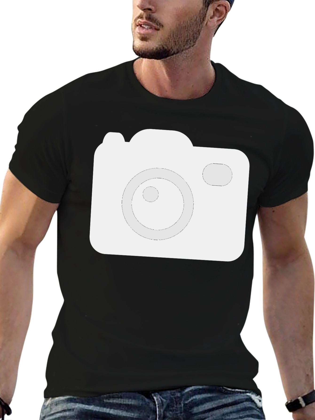 Camera Graphic Tee - Stylish and Comfortable