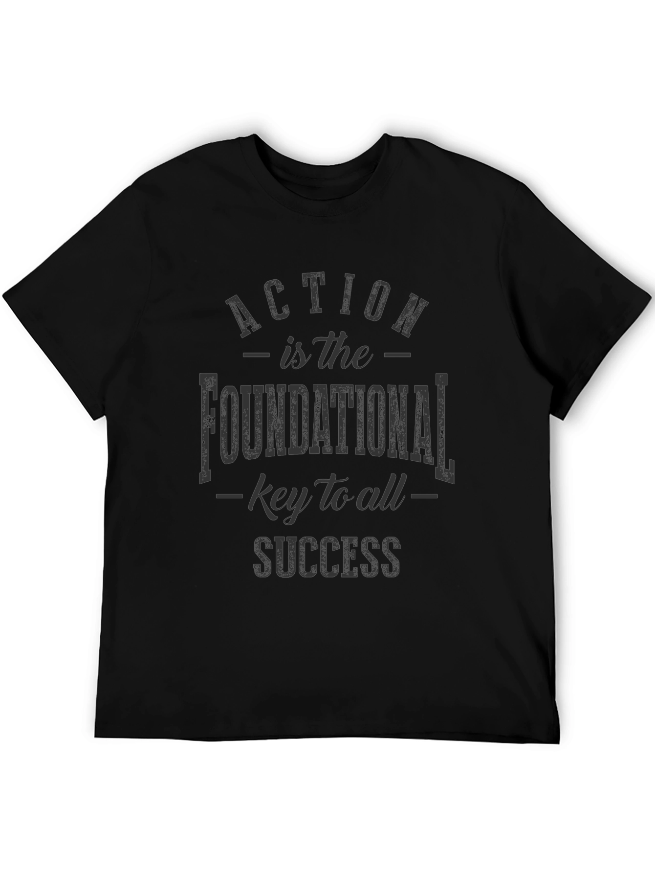 Action is Success T-Shirt - Inspiring Graphic Tee