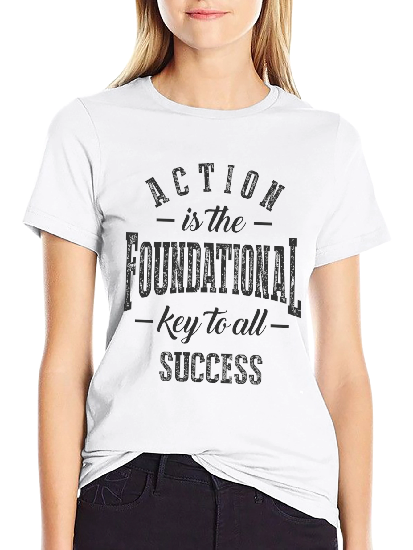 Action is Success T-Shirt - Inspiring Graphic Tee