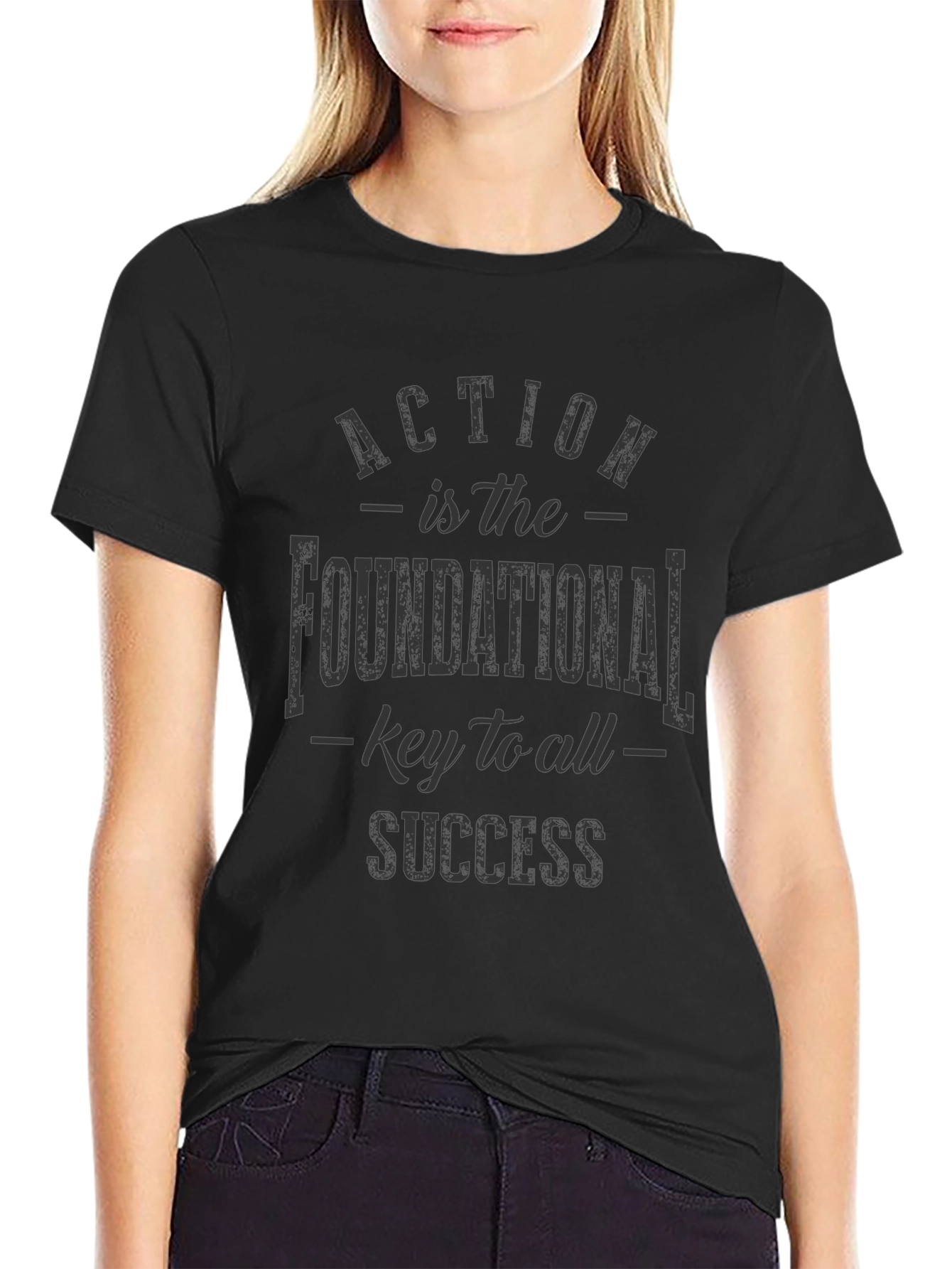 Action is Success T-Shirt - Inspiring Graphic Tee