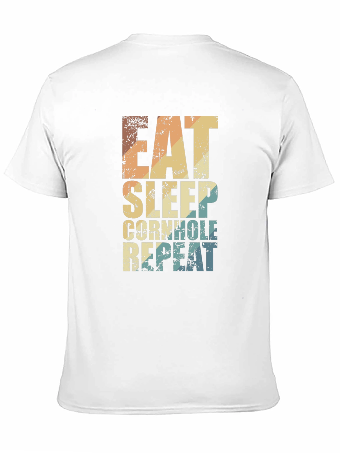 Eat Sleep Cornhole Repeat Graphic Tee
