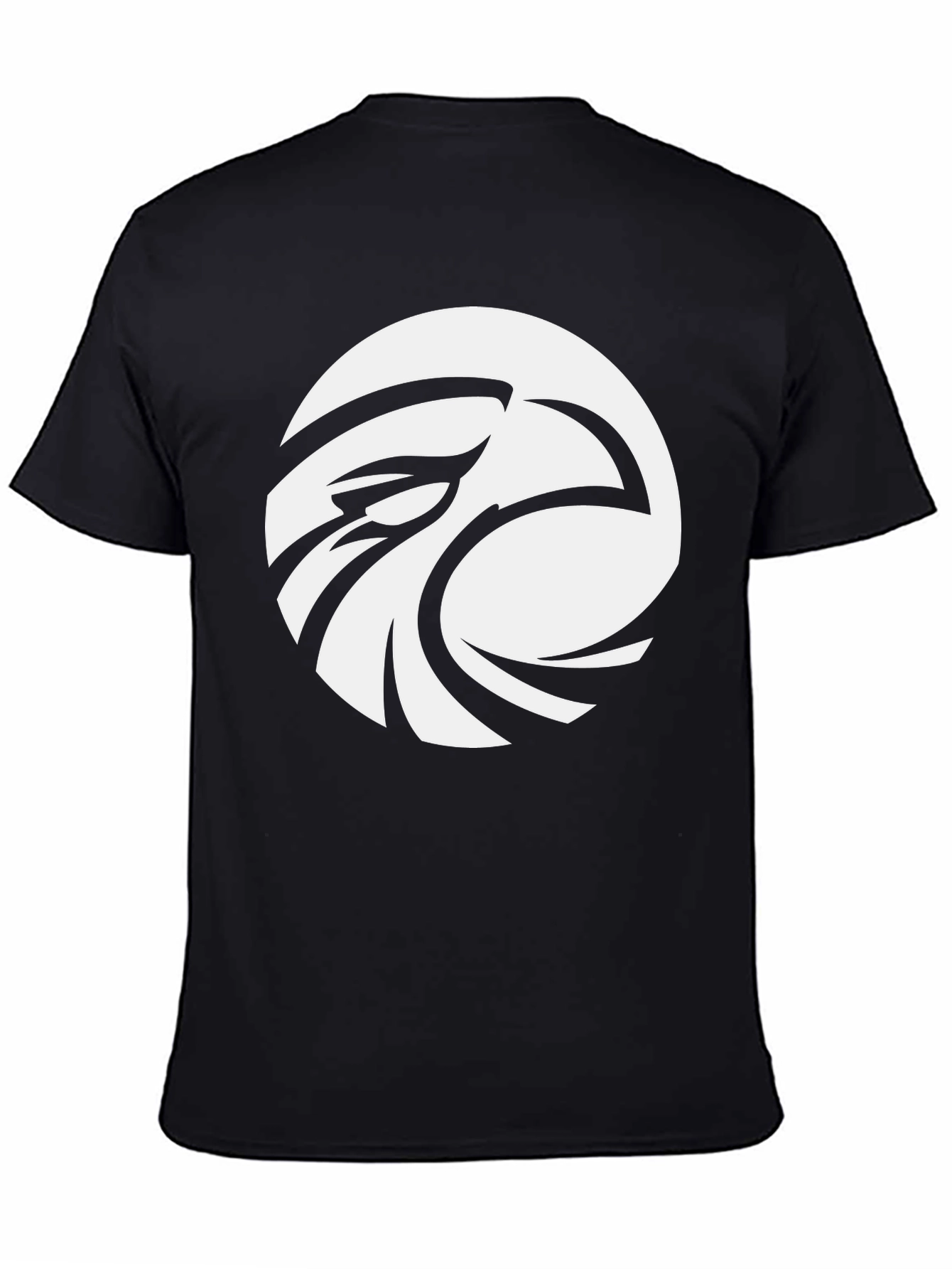 Eagle Eye Graphic Tee - Cool Black Cotton T-Shirt