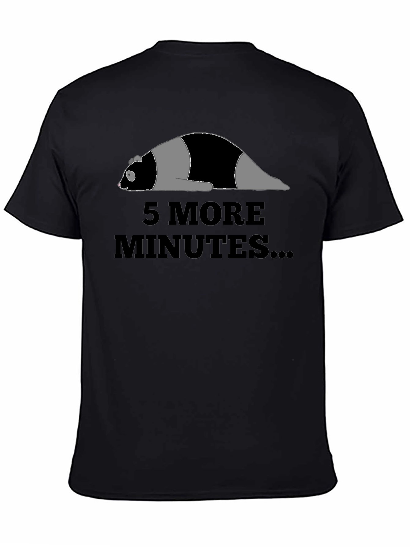 Funny Panda 5 More Minutes T-Shirt