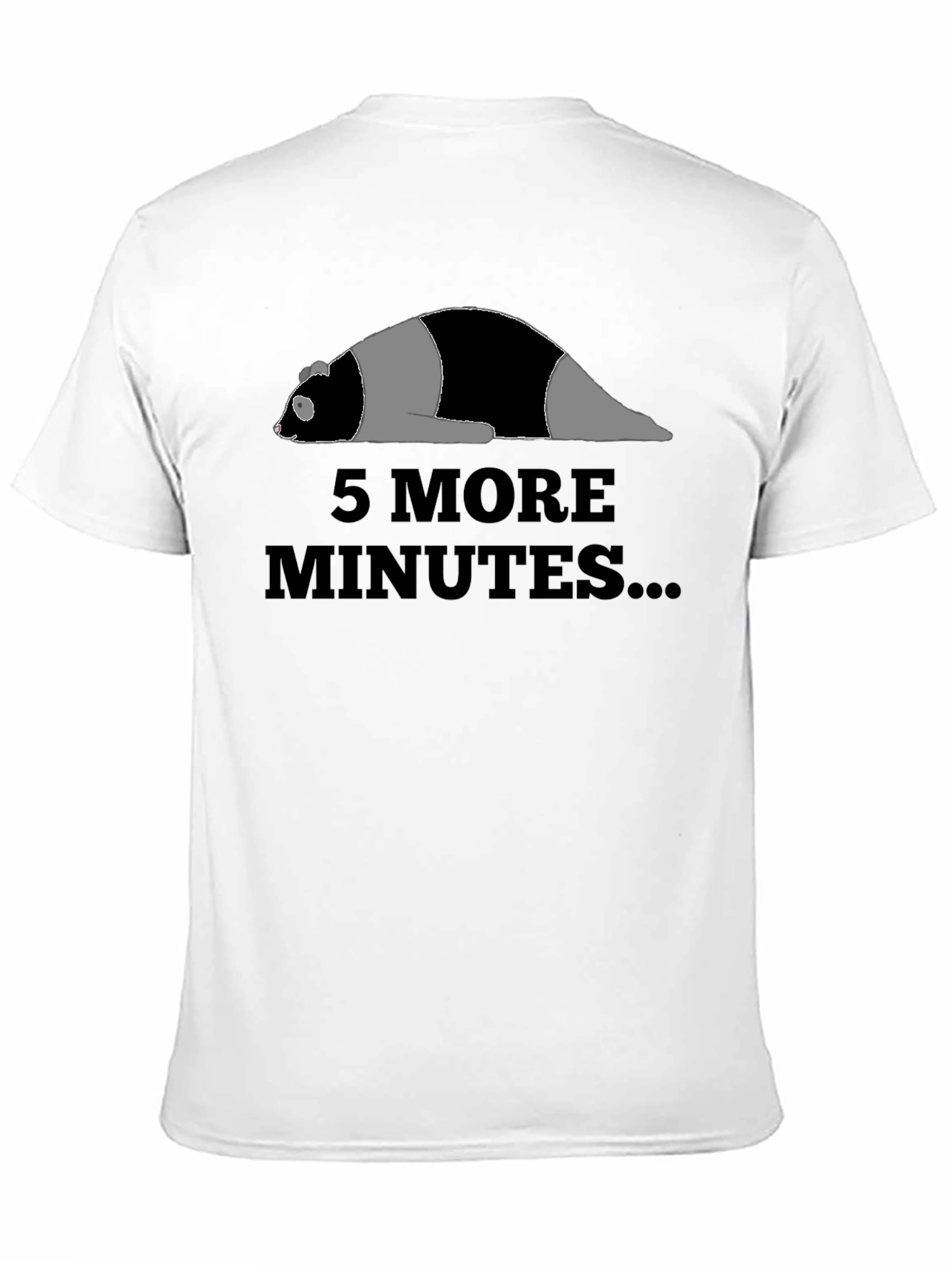 Funny Panda 5 More Minutes T-Shirt